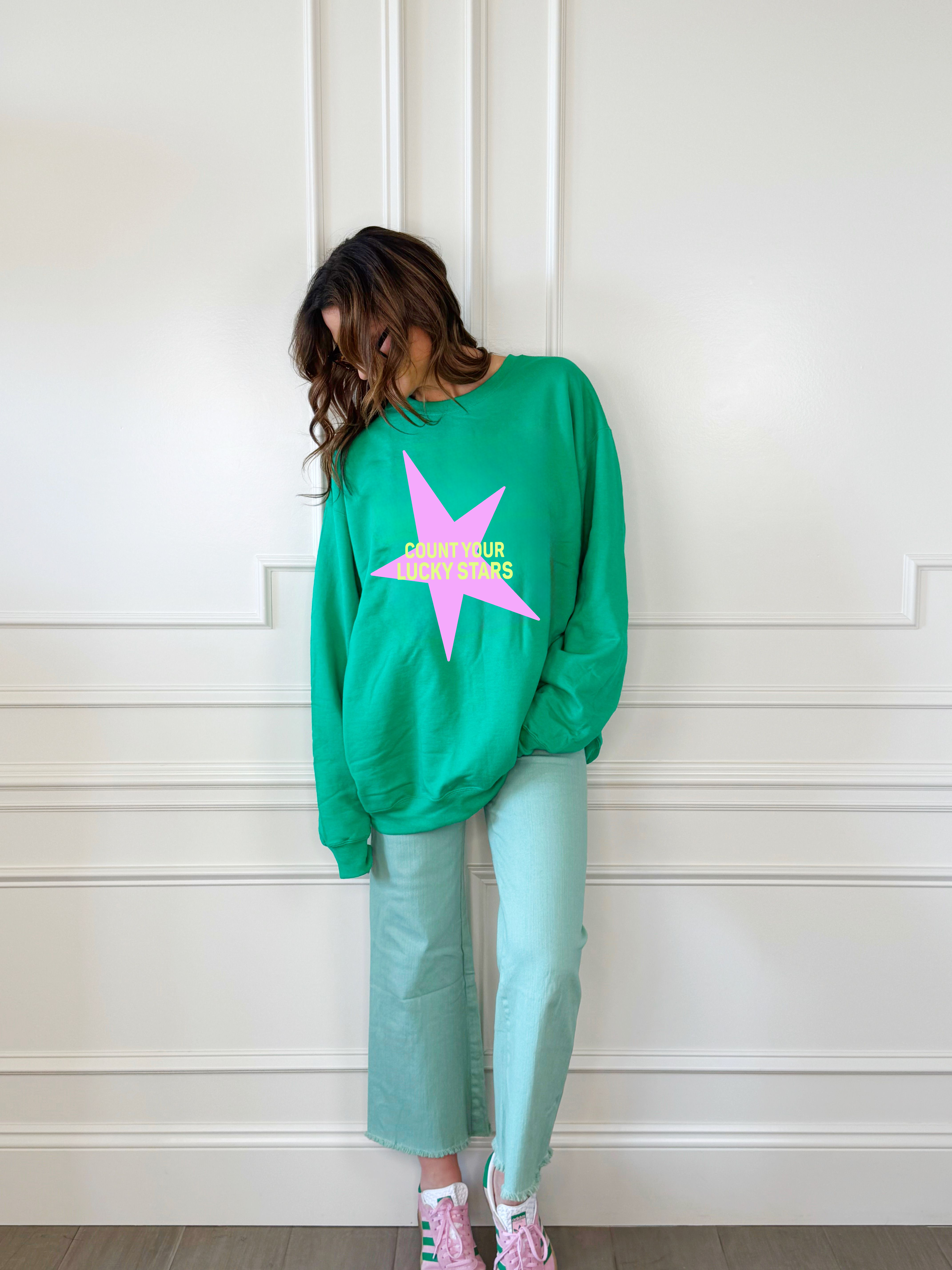 St. Pat's Count Your Lucky Stars Youth and Adult Sweatshirt