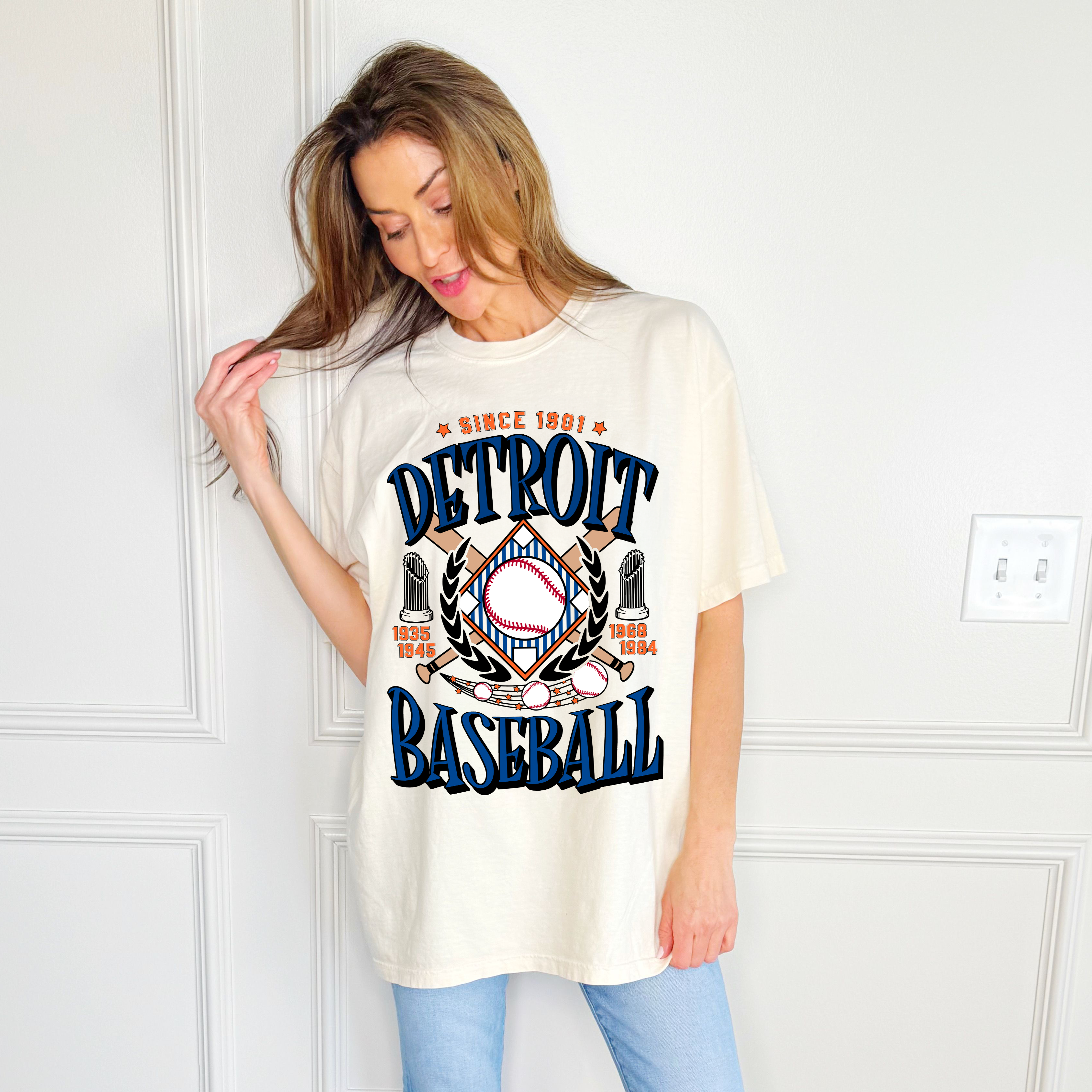 Detroit Baseball Team Youth & Adult tee