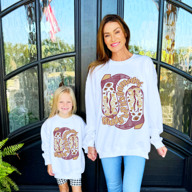 Florida Garnet Boots Youth & Adult Sweatshirt
