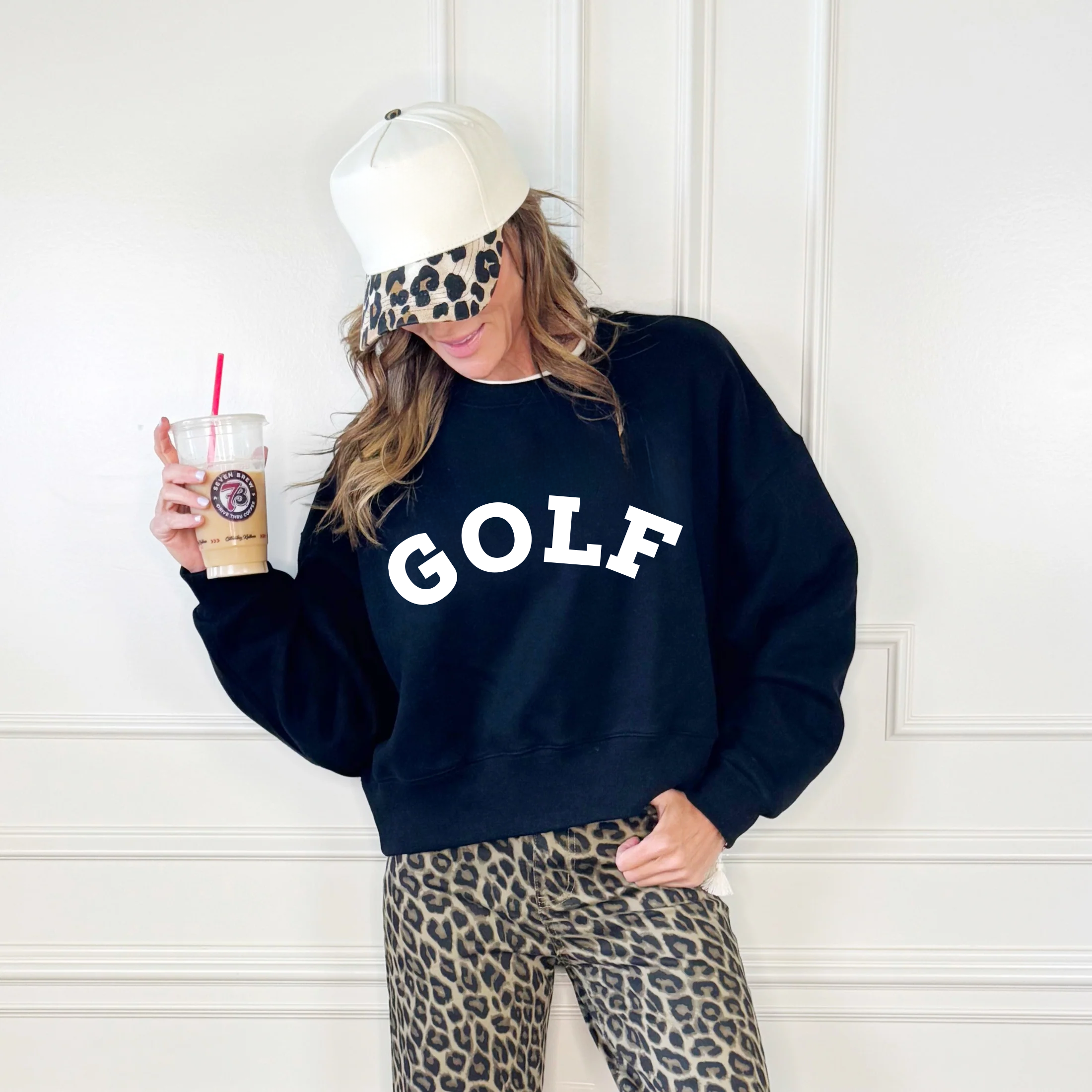 Puff Golf Cropped Sweatshirt