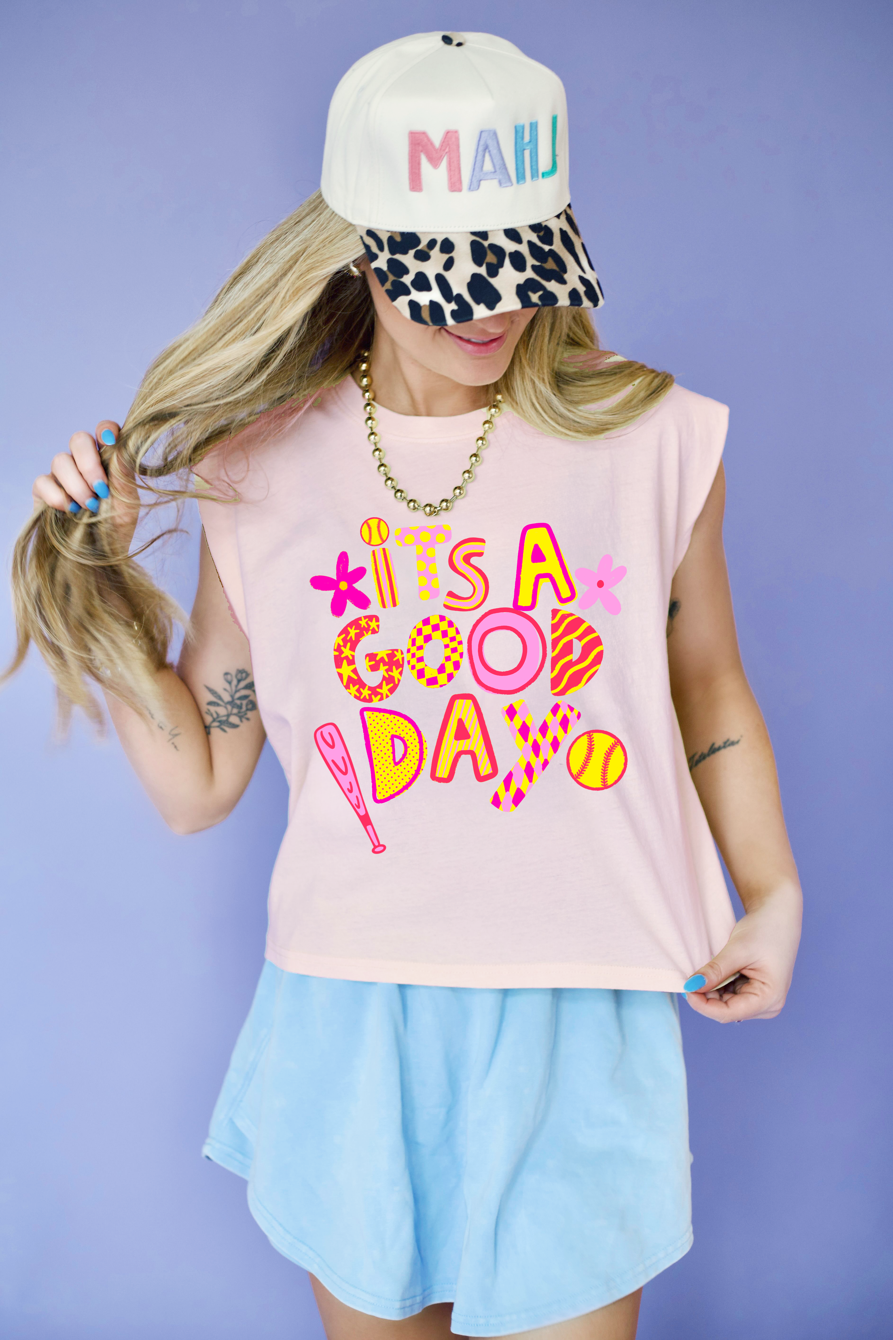 Softball It's a Good Day Tank