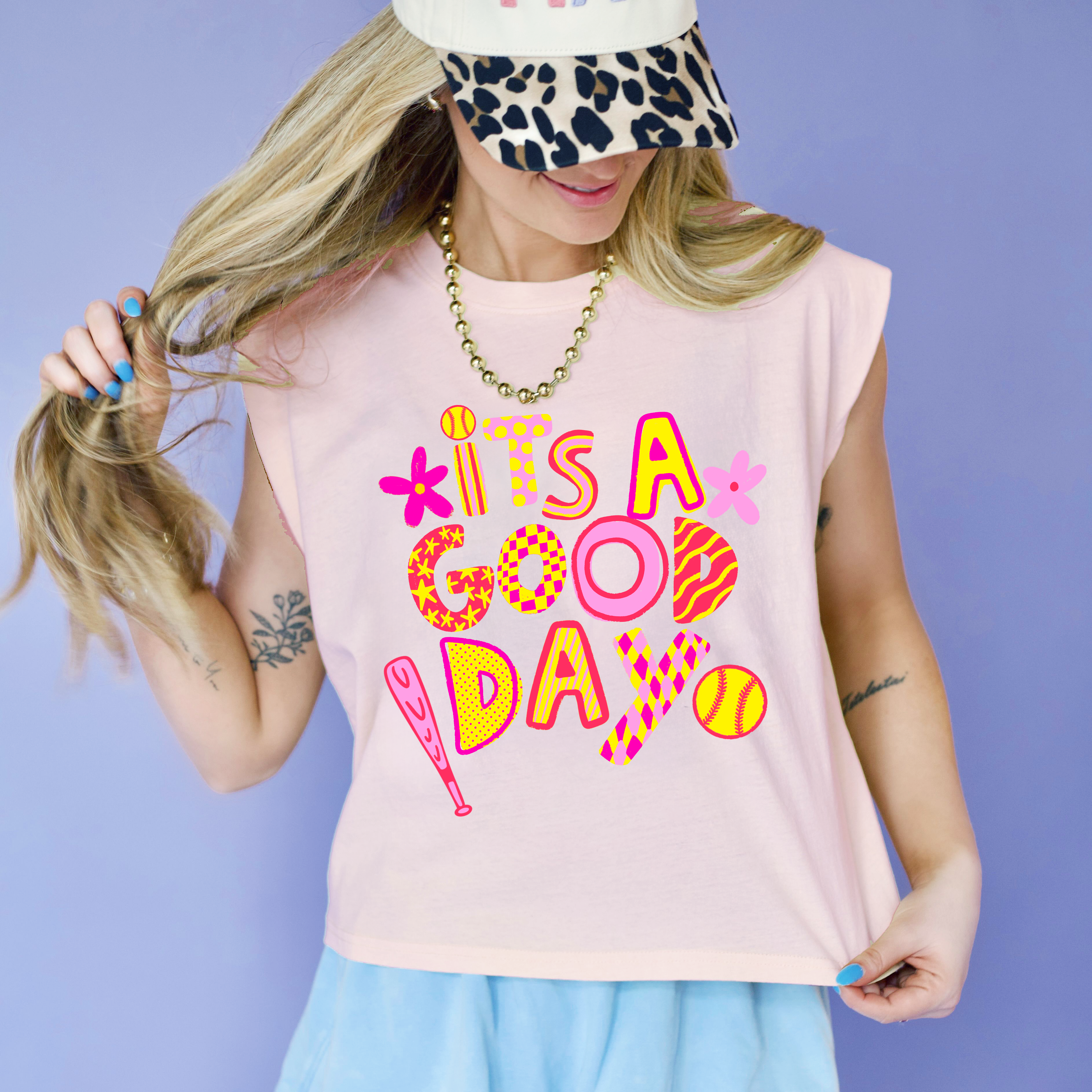 Softball It's a Good Day Tank