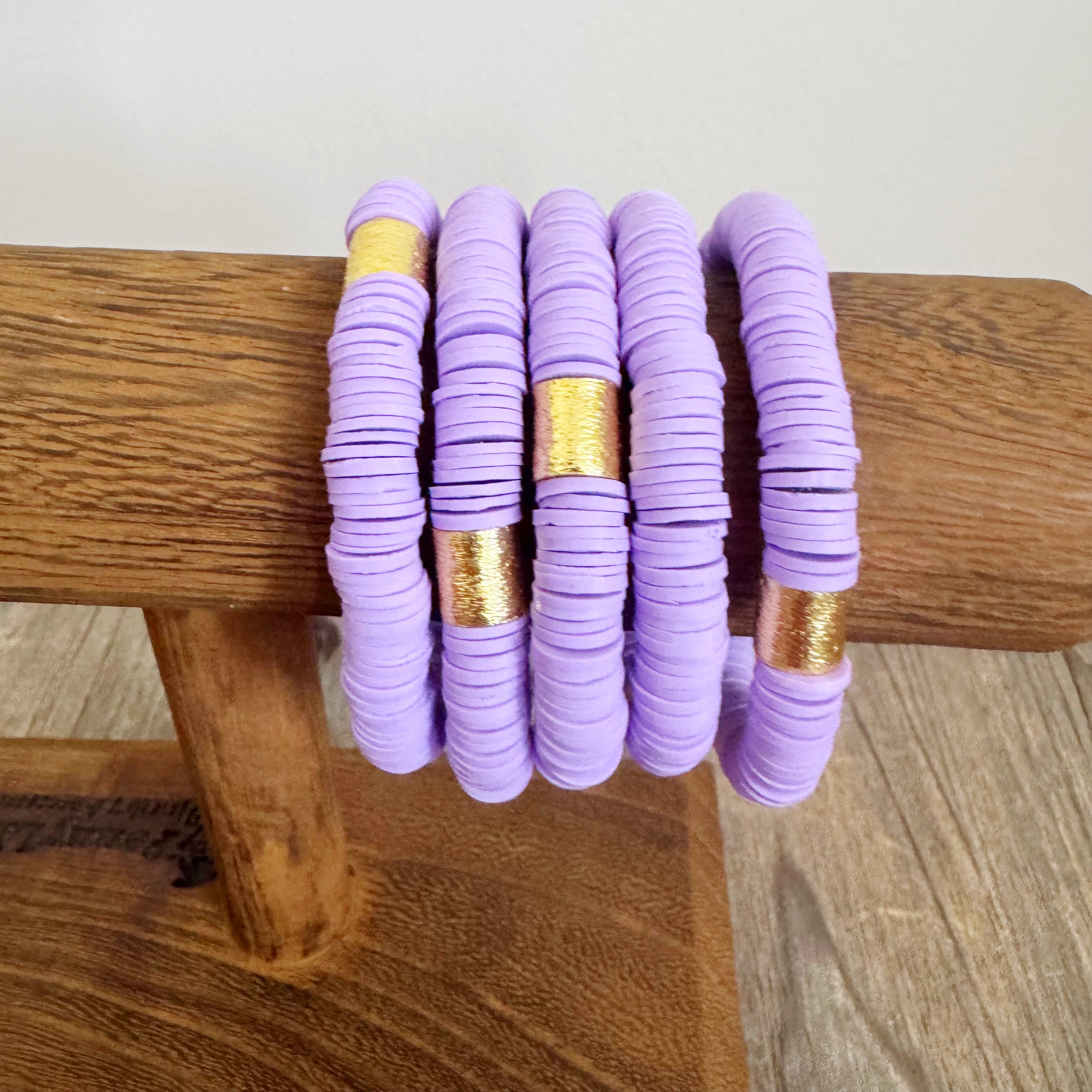 Heishi Stacking Bracelet