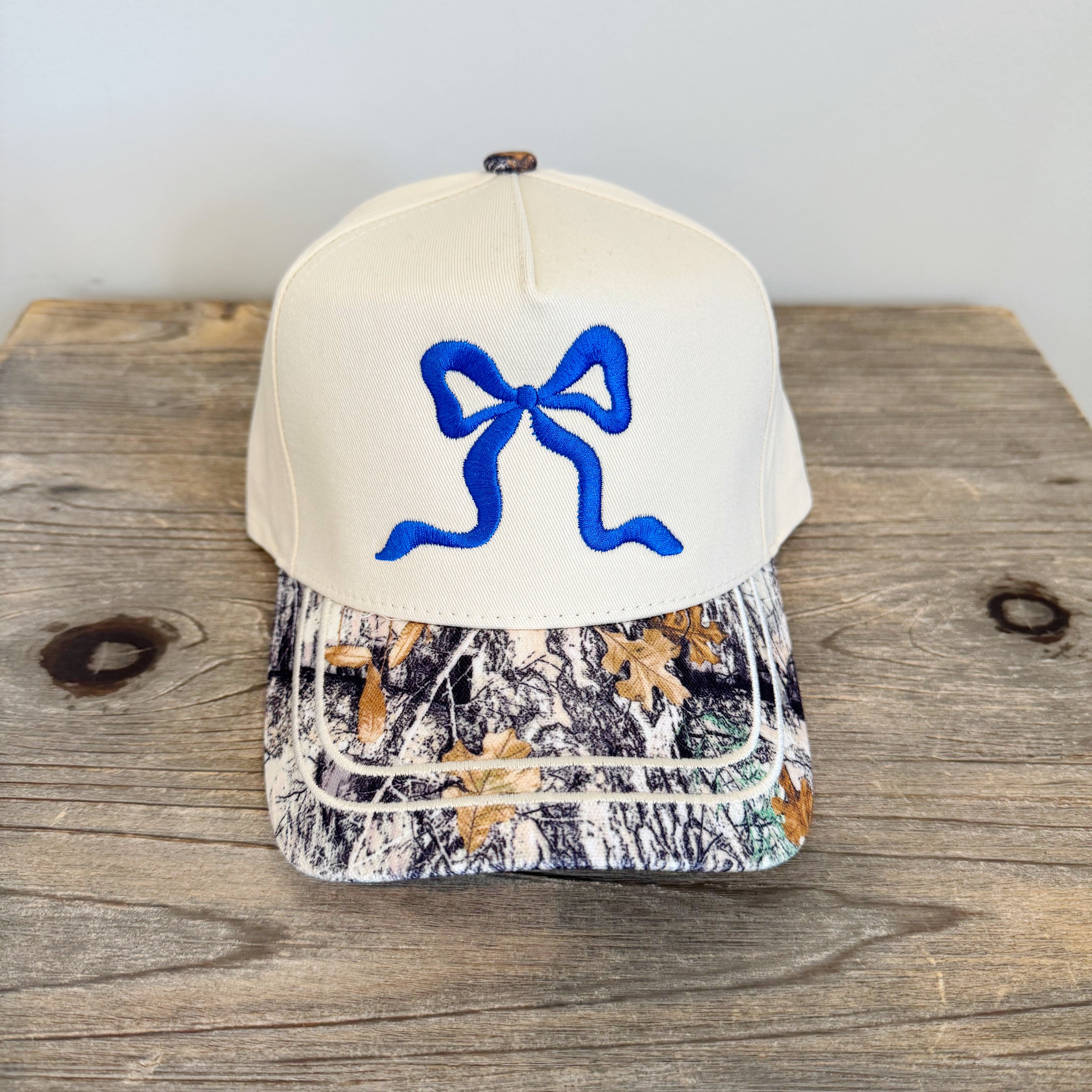 Royal Bow Camo Hat