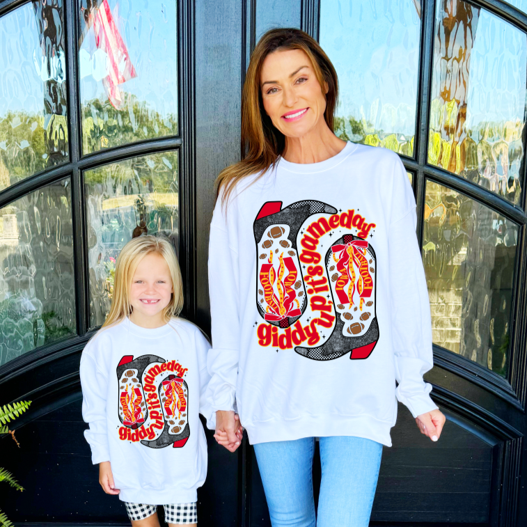 Iowa Boots Youth & Adult Sweatshirt