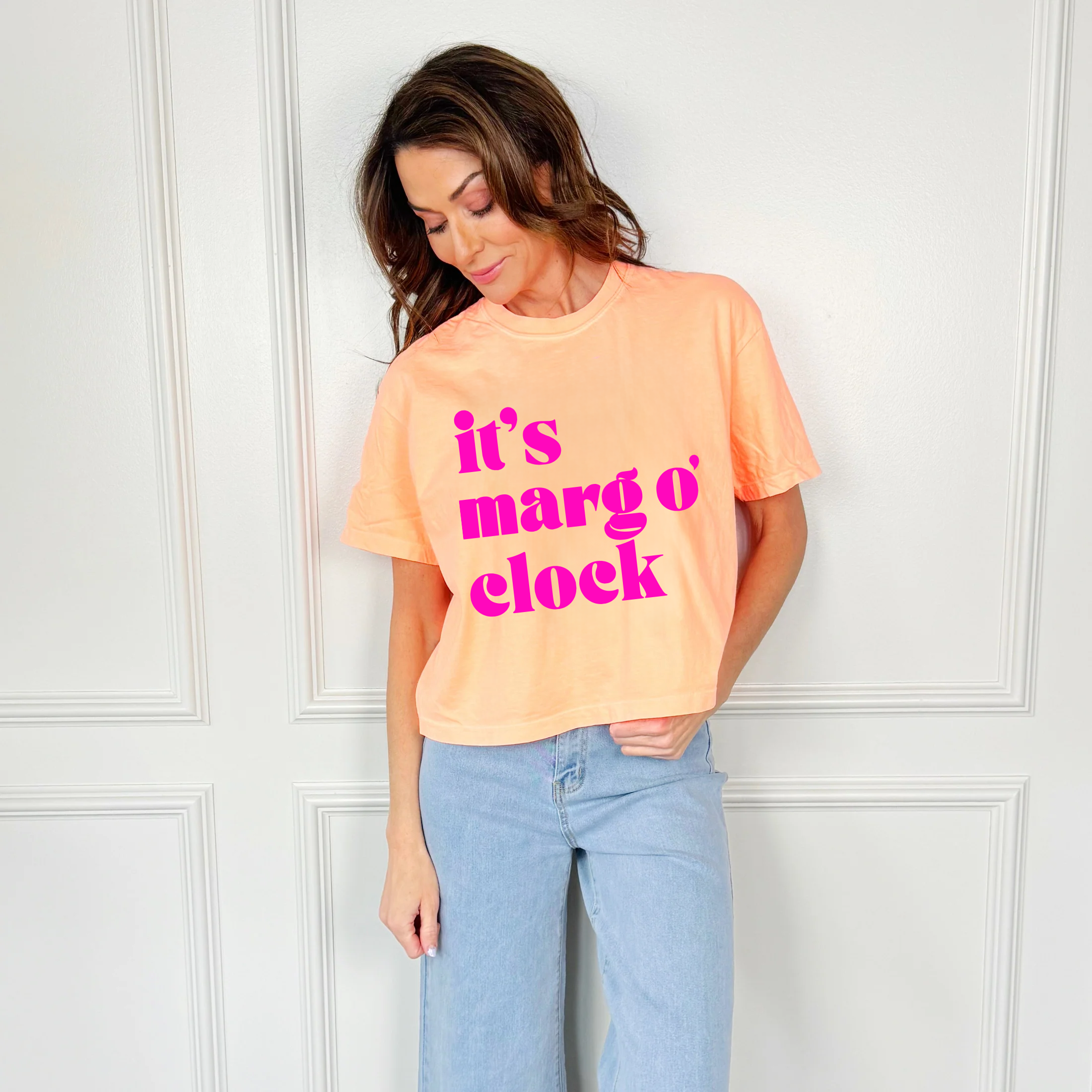 Marg o'clock Crop Tee