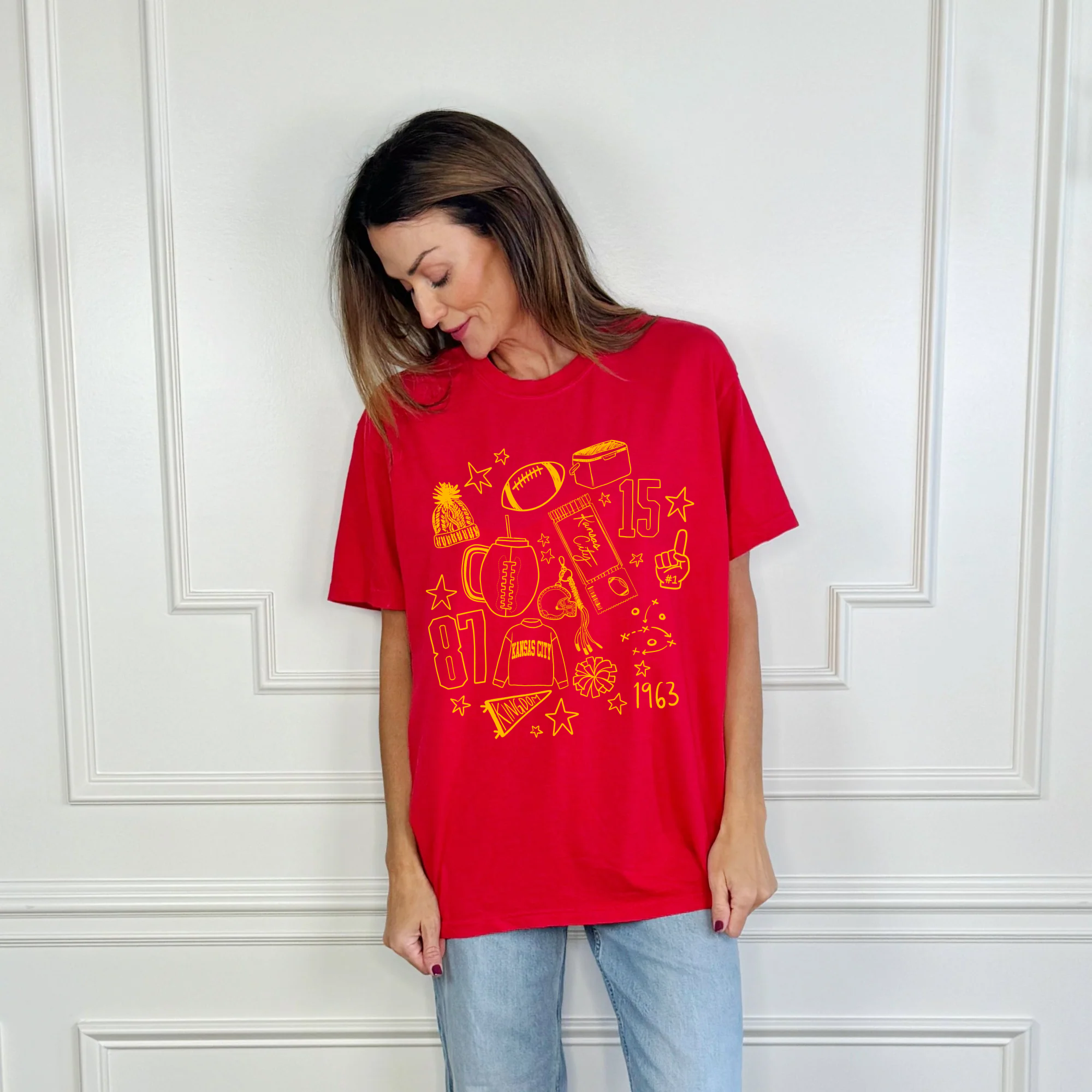 KC Football Collage Tee