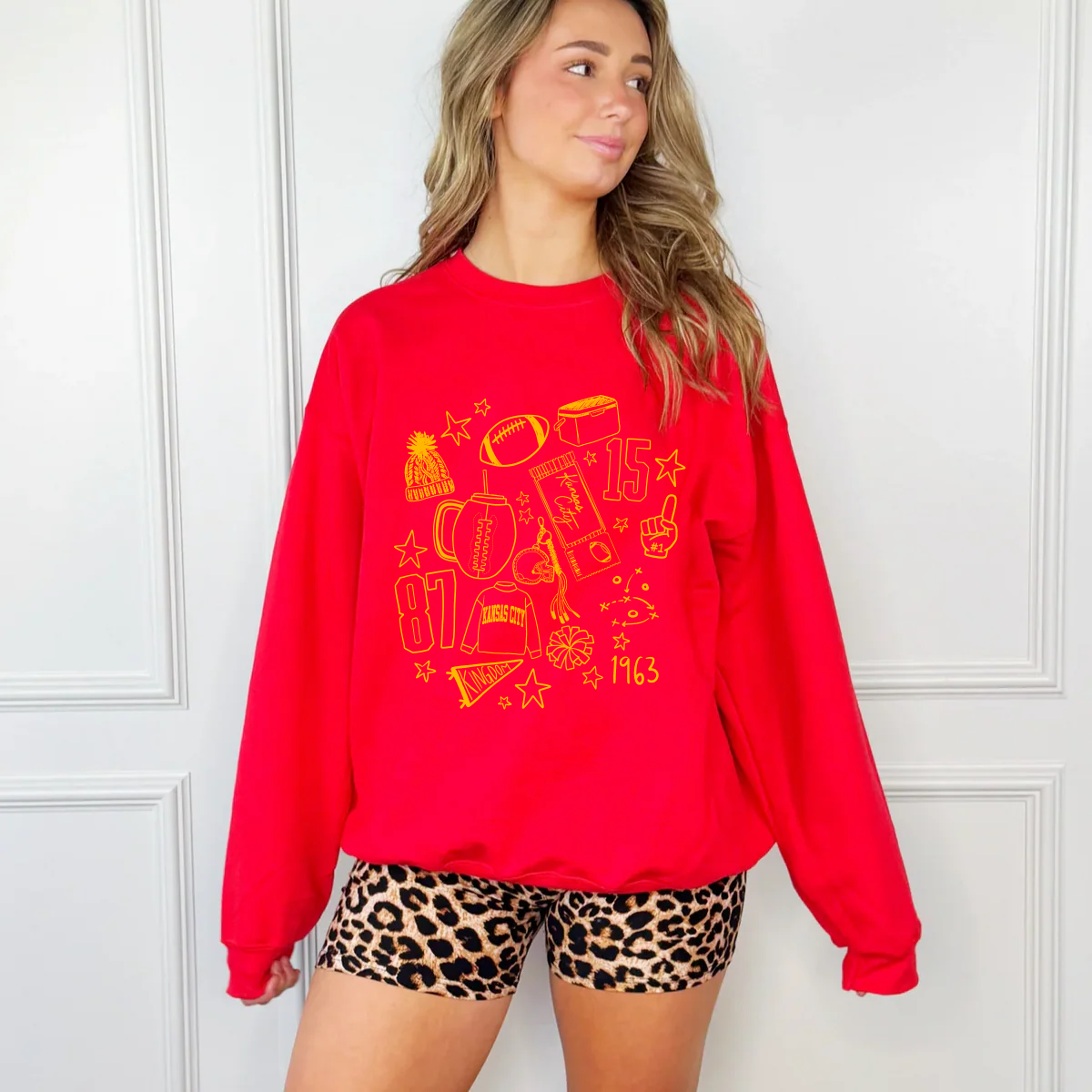 KC Football Collage Sweatshirt