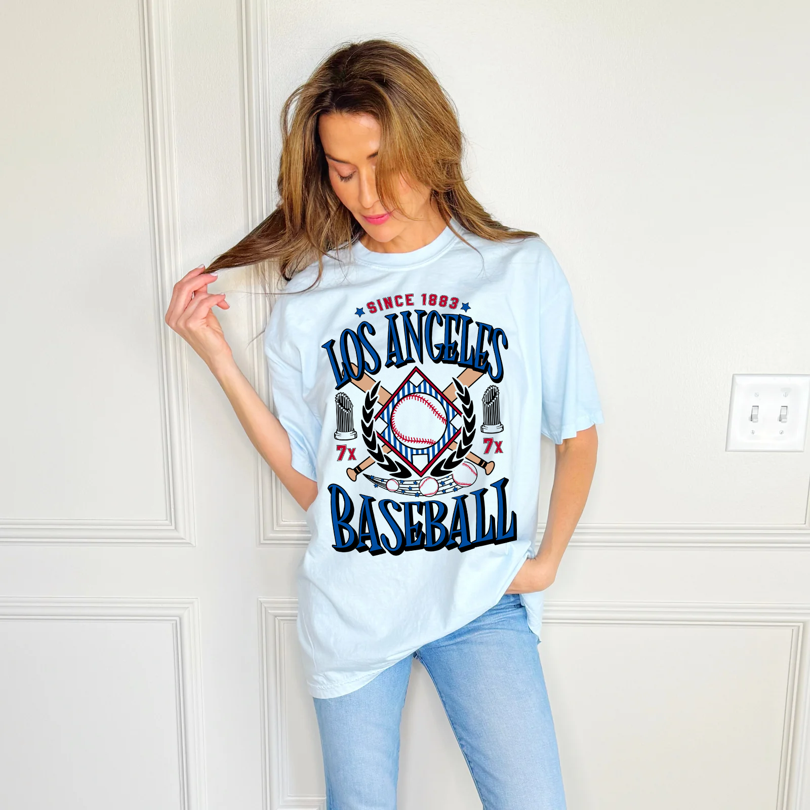 Los Angeles Dodgers Inspired Baseball Team Youth & Adult tee