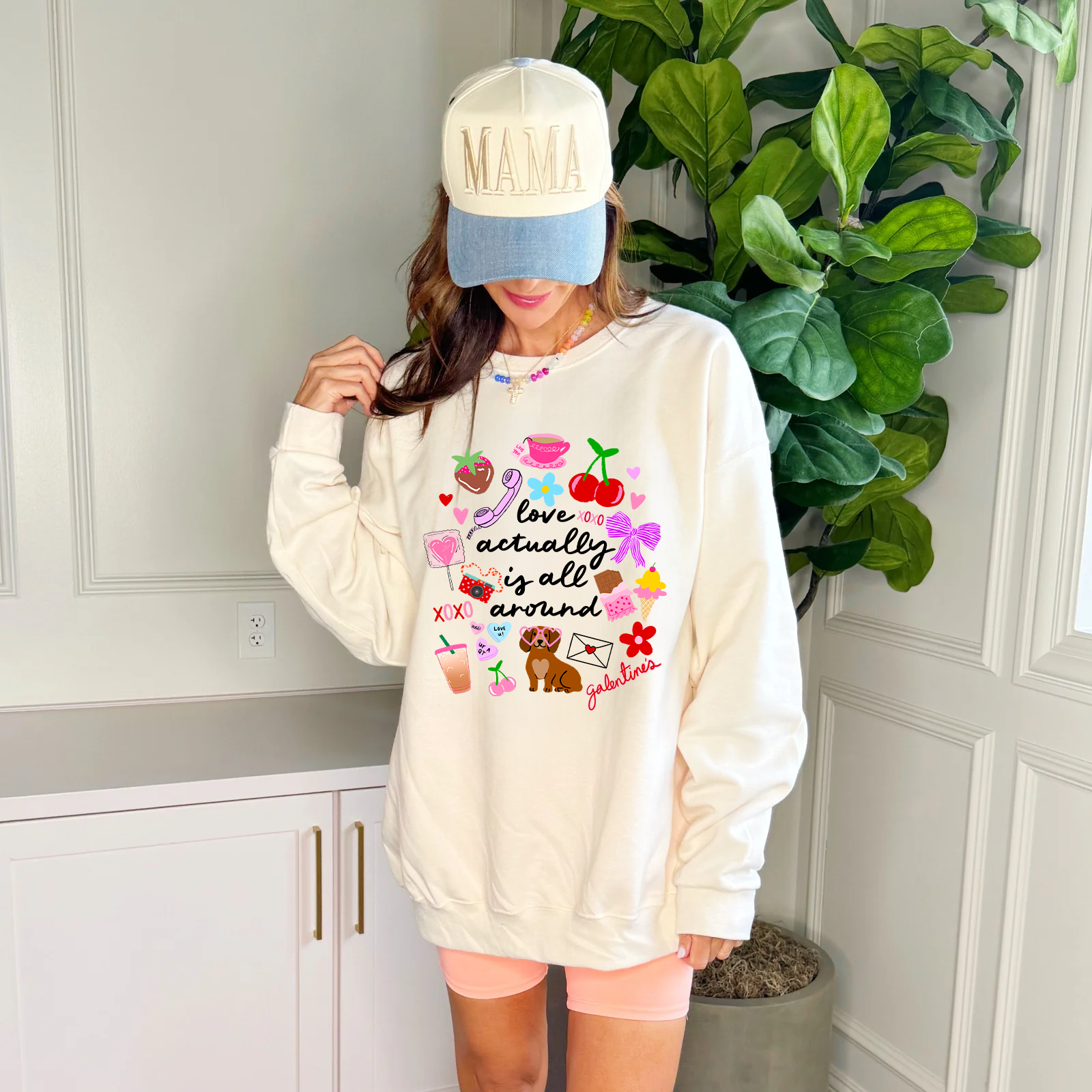 Love Acutally Is All Around Youth & Adult Sweatshirt