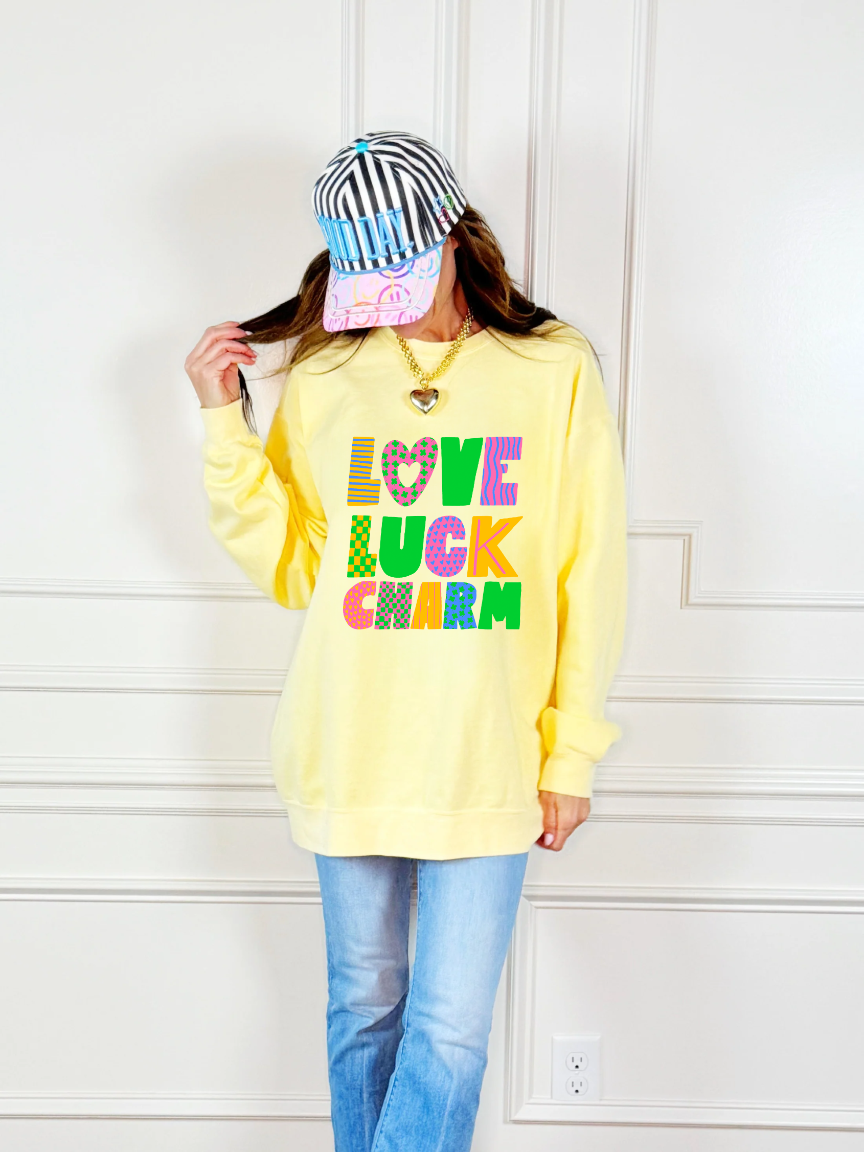 Love Luck Charm Youth & Adult Sweatshirt