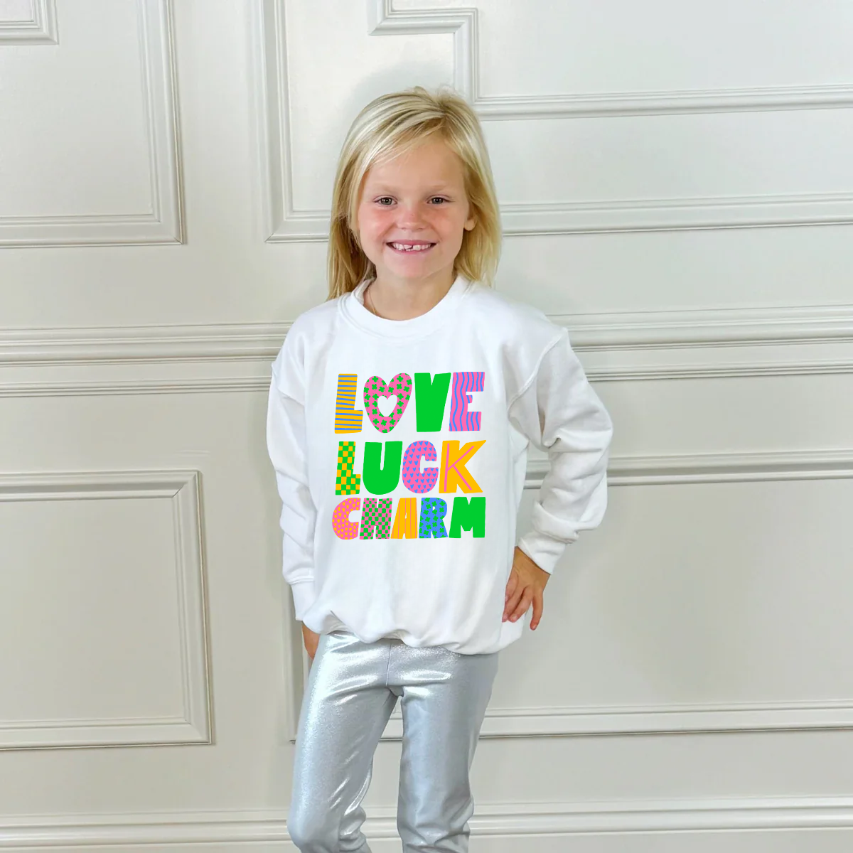 Love Luck Charm Youth & Adult Sweatshirt