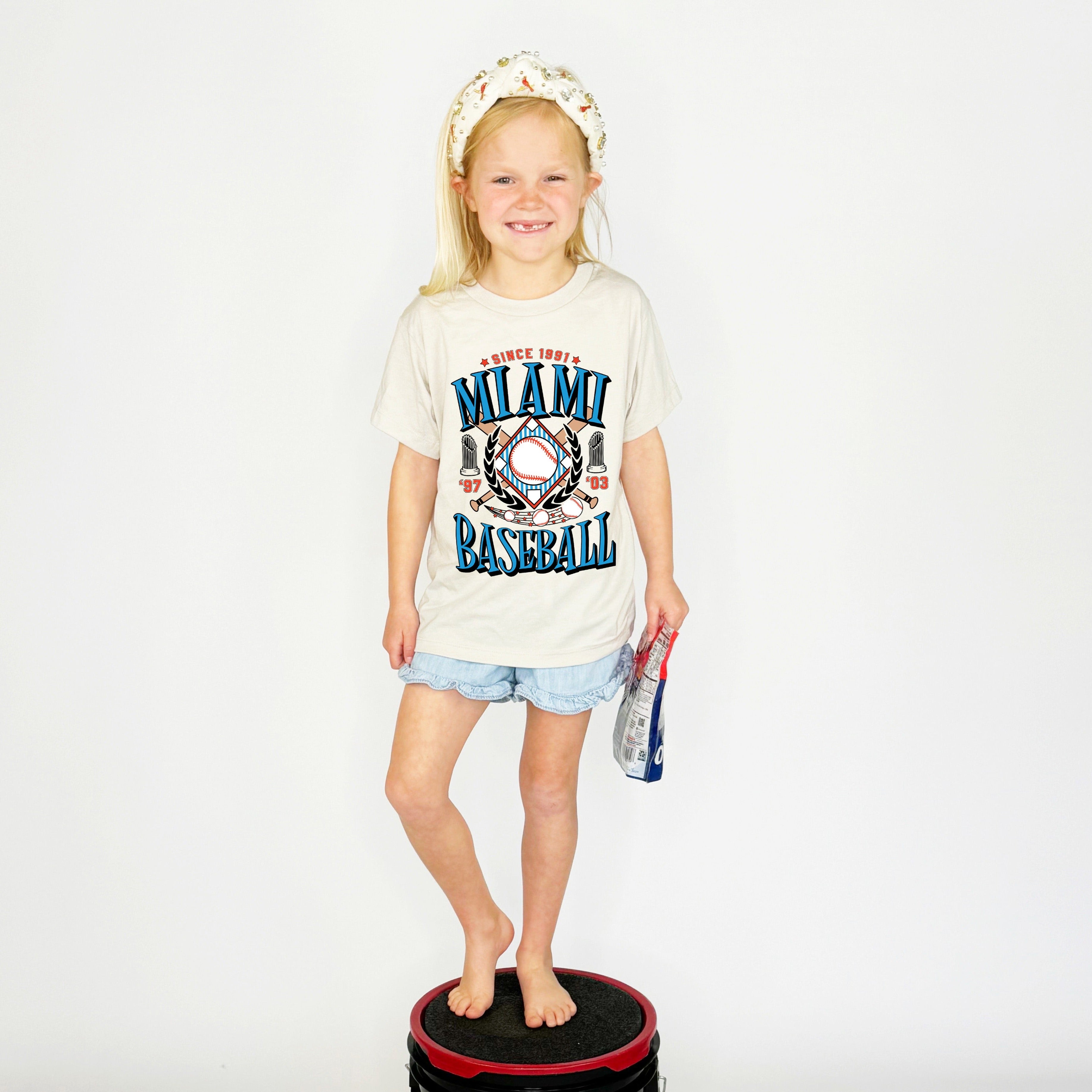 Miami Baseball Team Youth & Adult tee