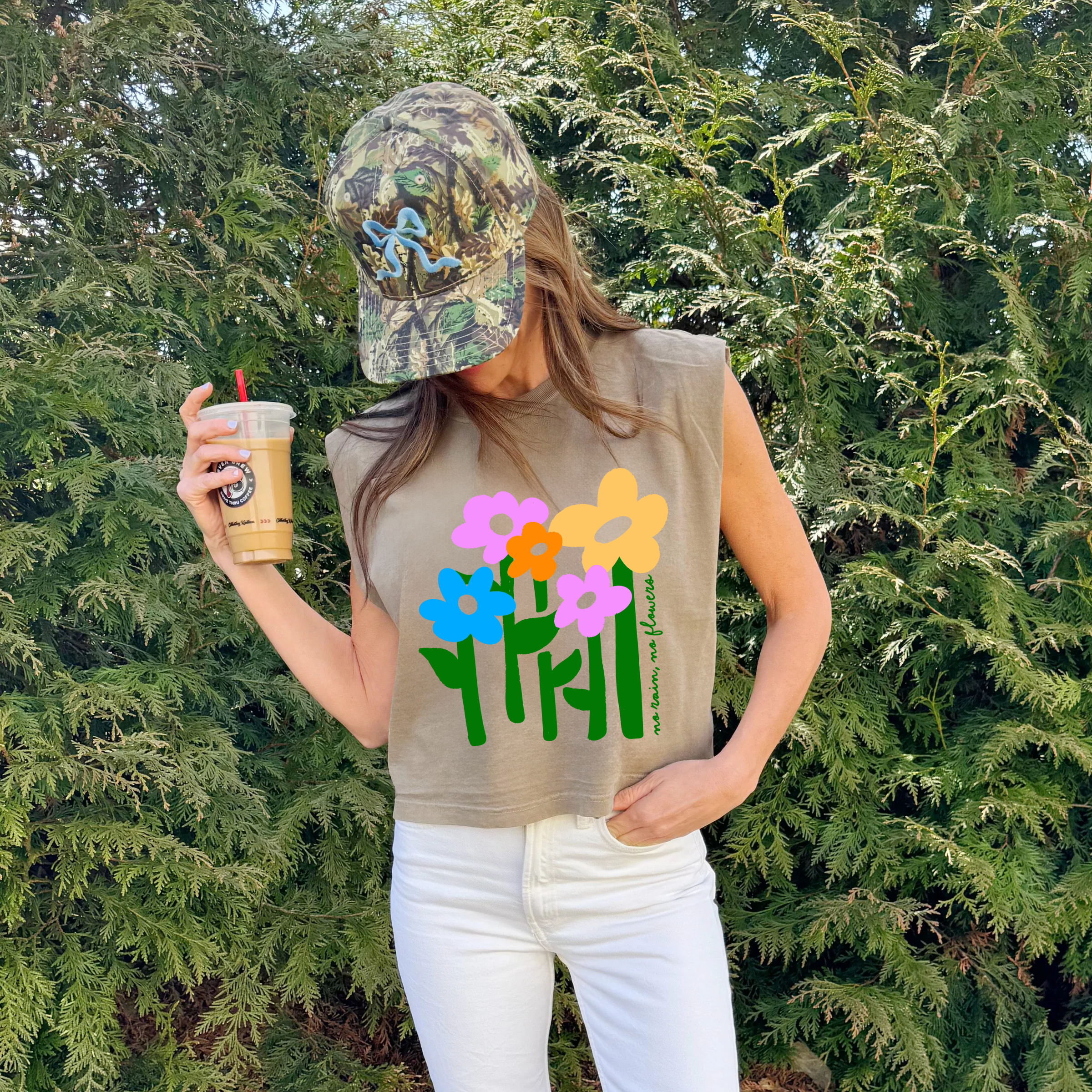 No Rain, No Flowers Tank