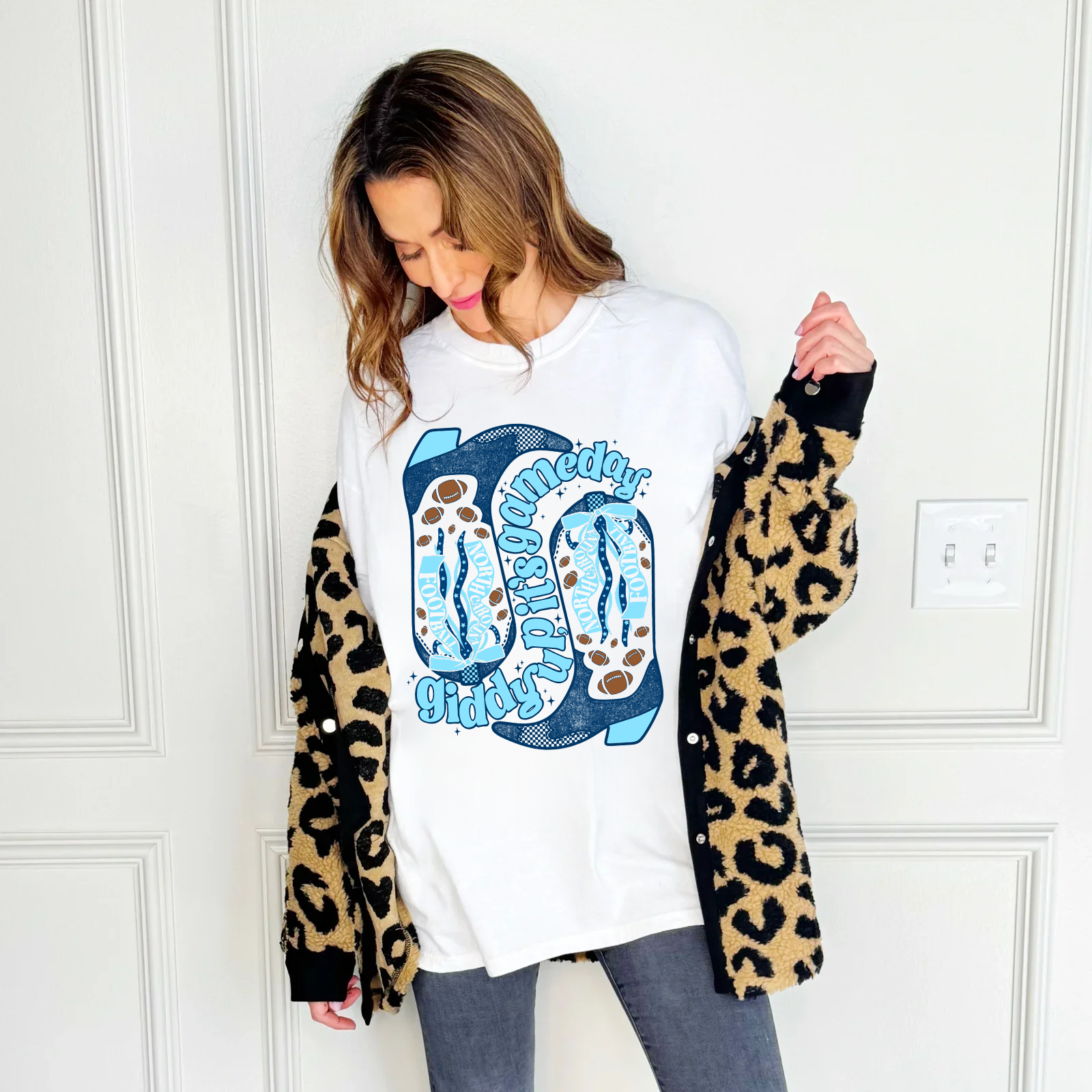 North Carolina Boots Youth & Adult Tee
