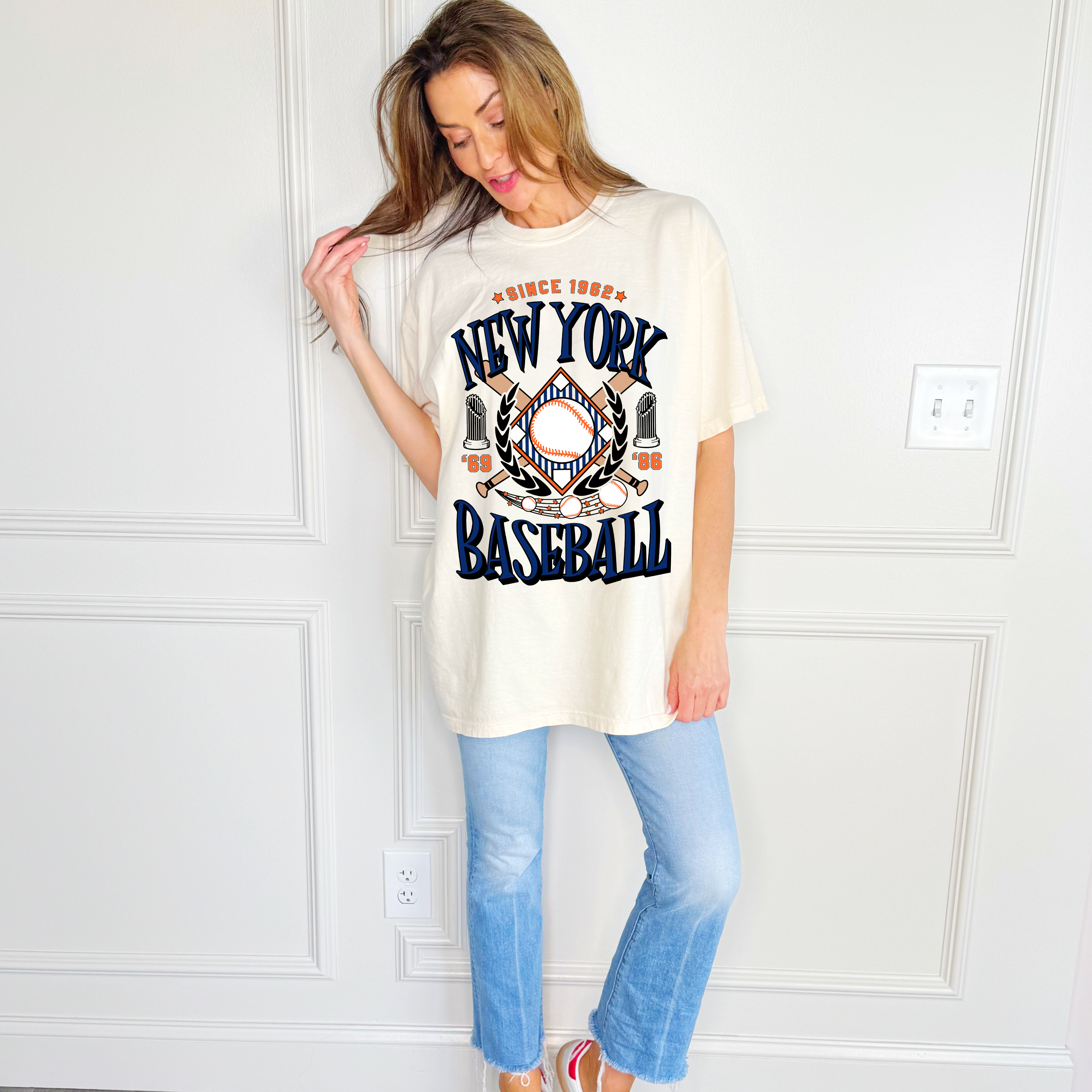 New York Mets Inspired Baseball Team Youth & Adult tee