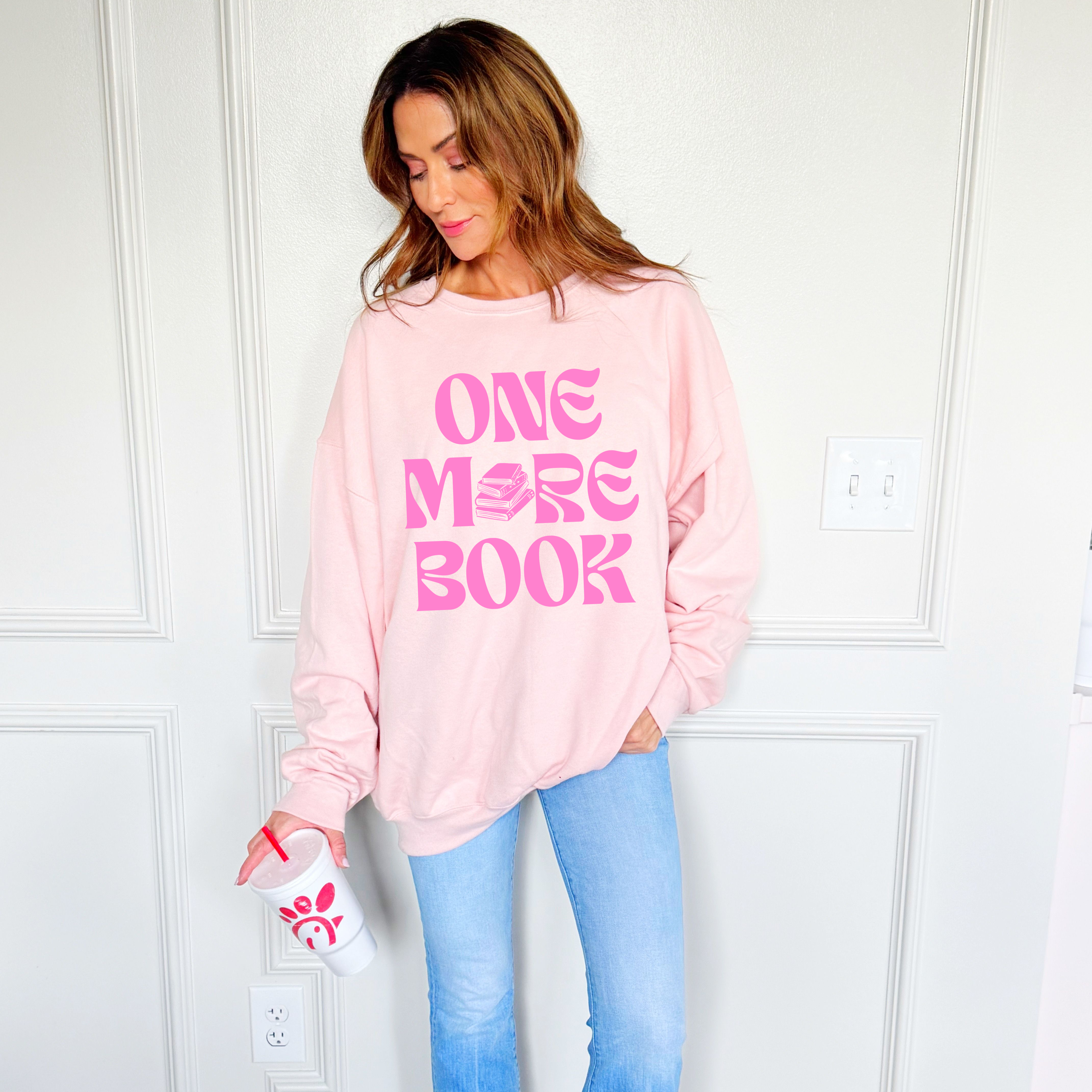 One More Book Puff Sweatshirt