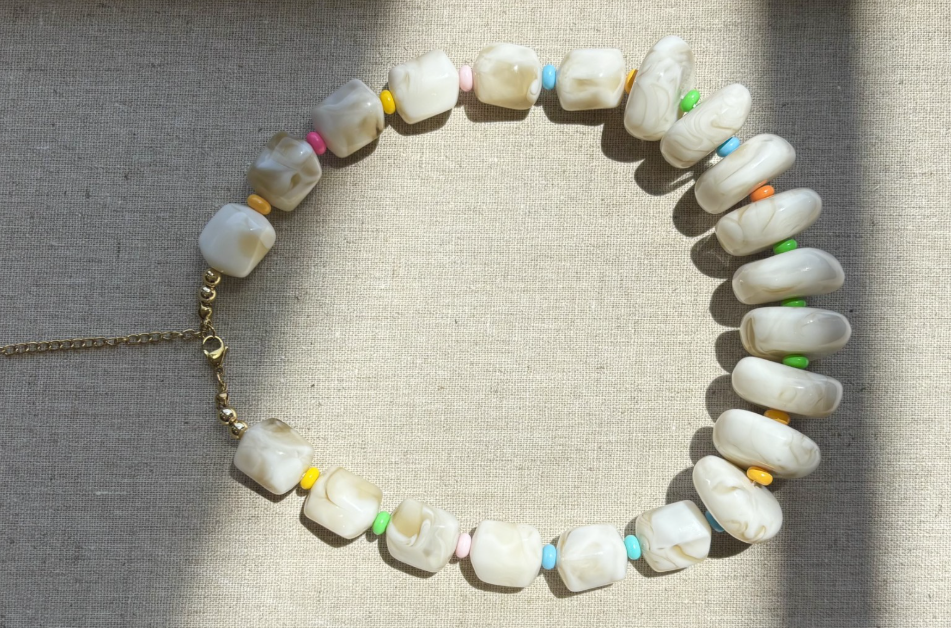 Pastel Pebble Necklace