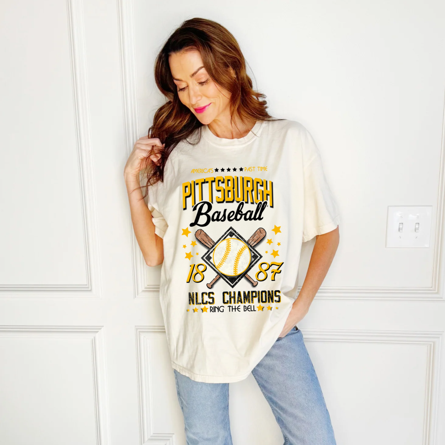 Pittsburgh Vintage Baseball Tee