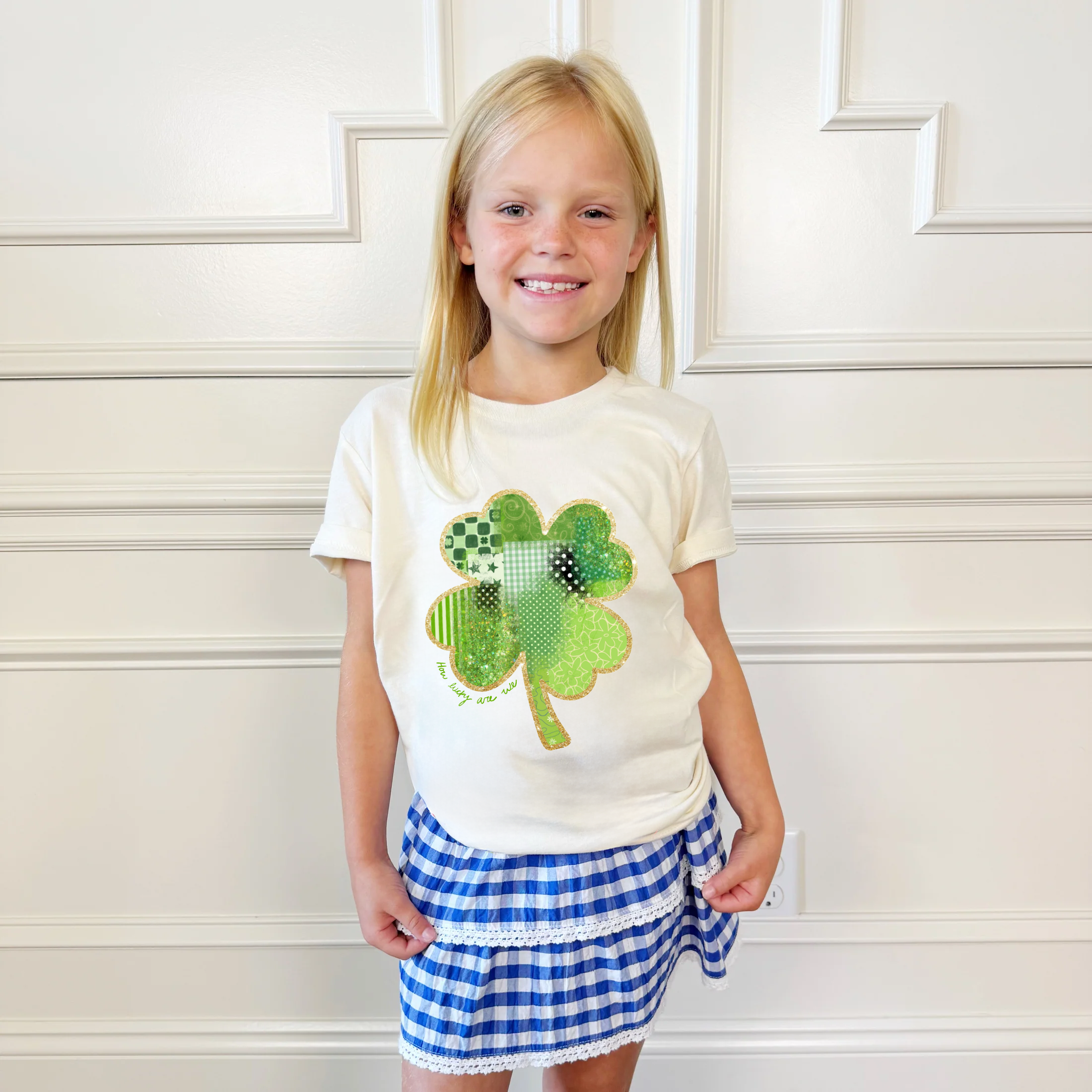 Patchwork Clover Youth & Adult Tee