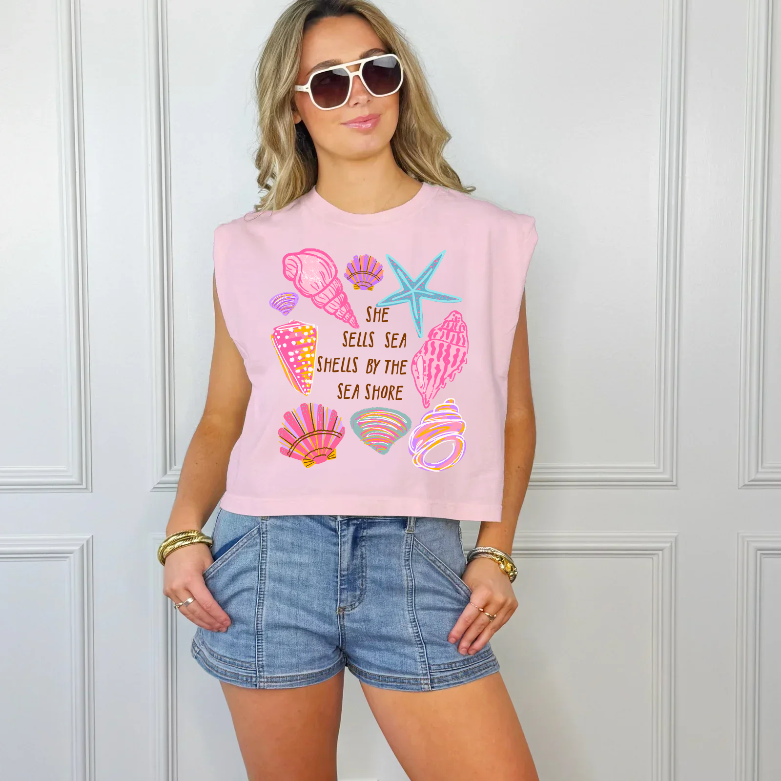 She Sells Seashells By The Sea Shore Tank