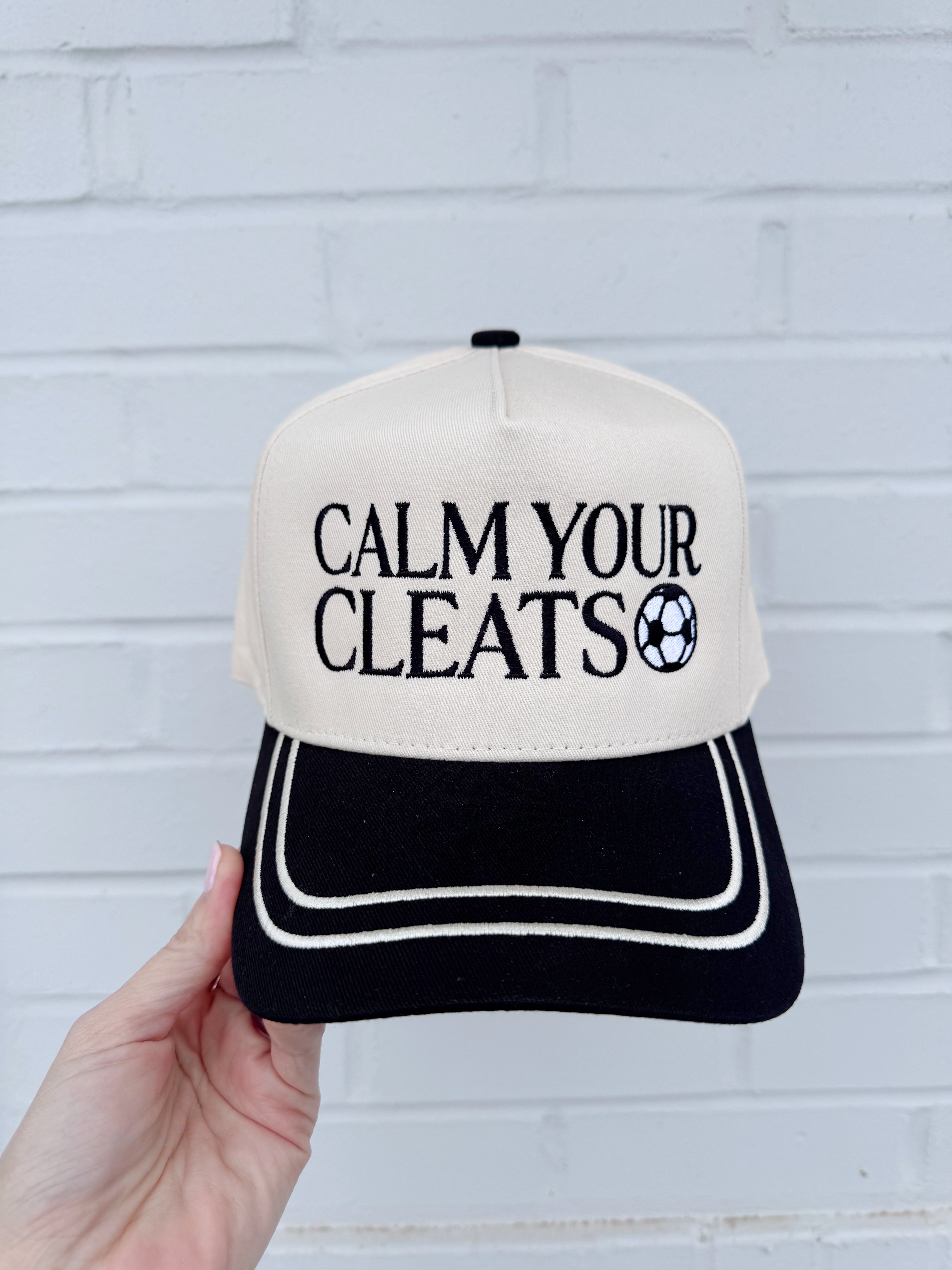 Calm Your Cleats Soccer Hat