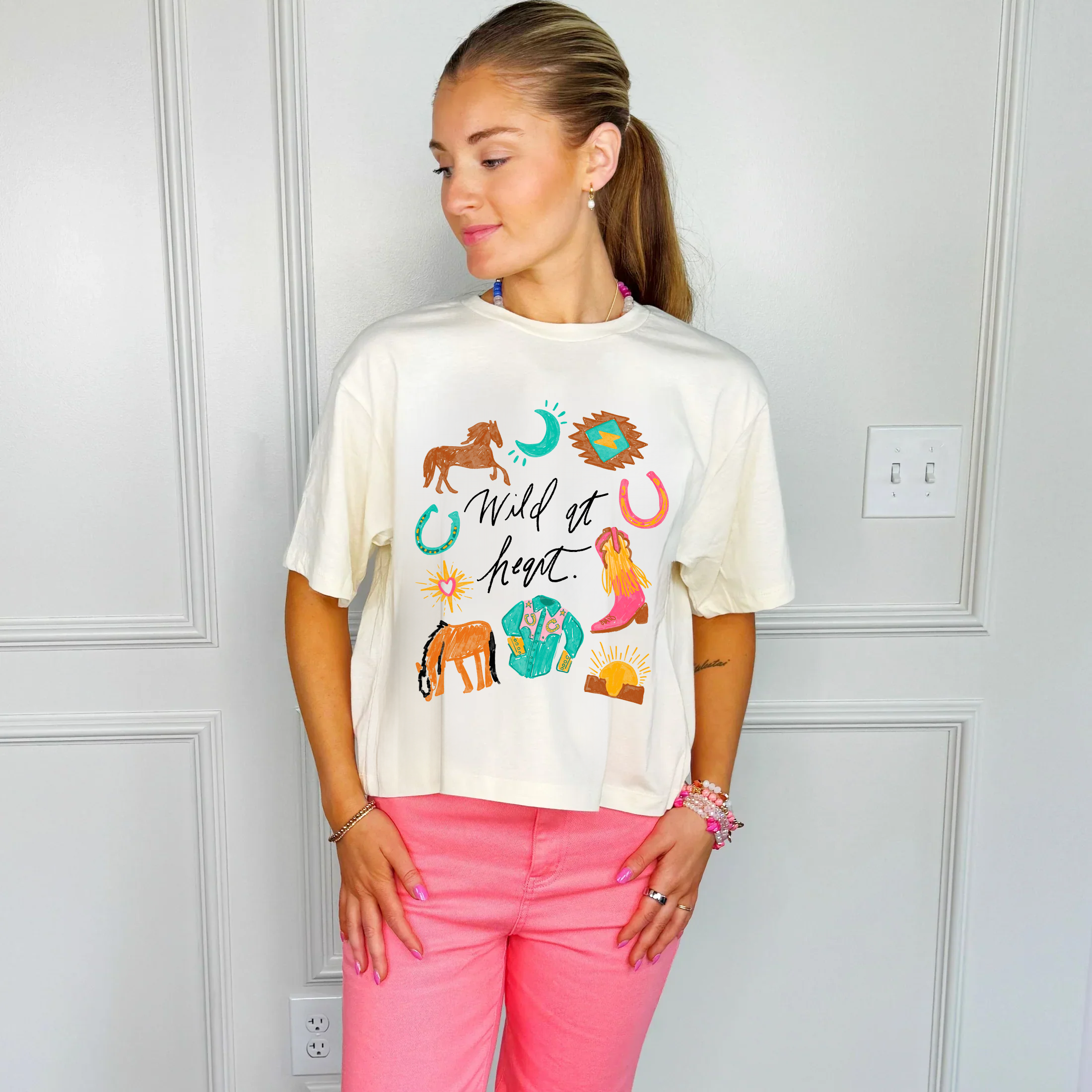 Wild at Heart Crop Tee