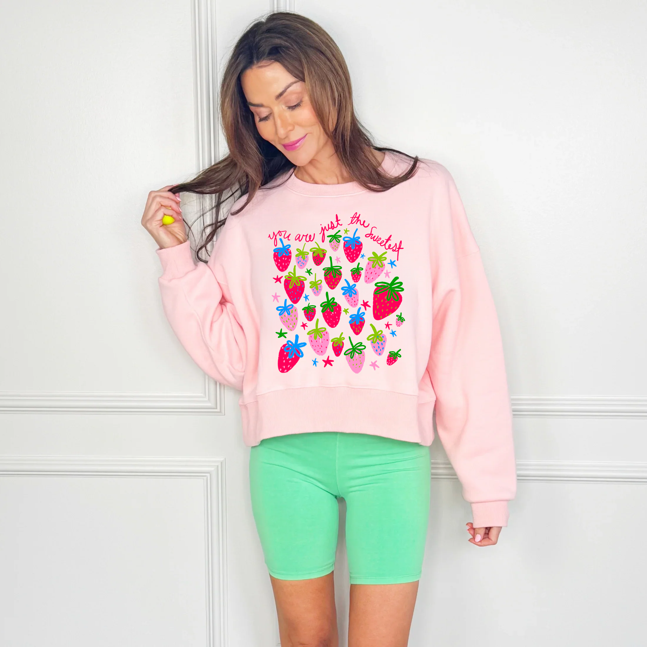 You Are Just The Sweetest Crop Sweatshirt