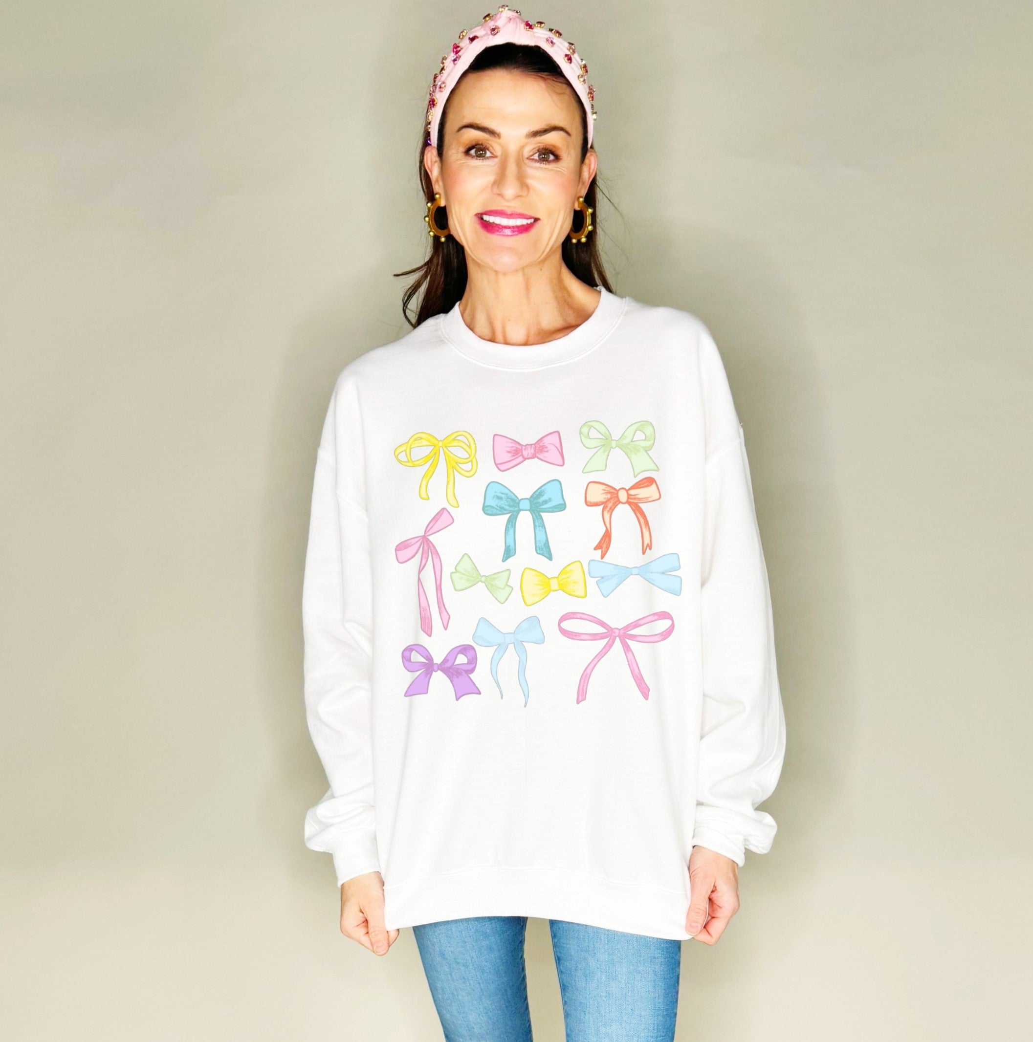 Bow Coquette Youth and Adult Sweatshirt