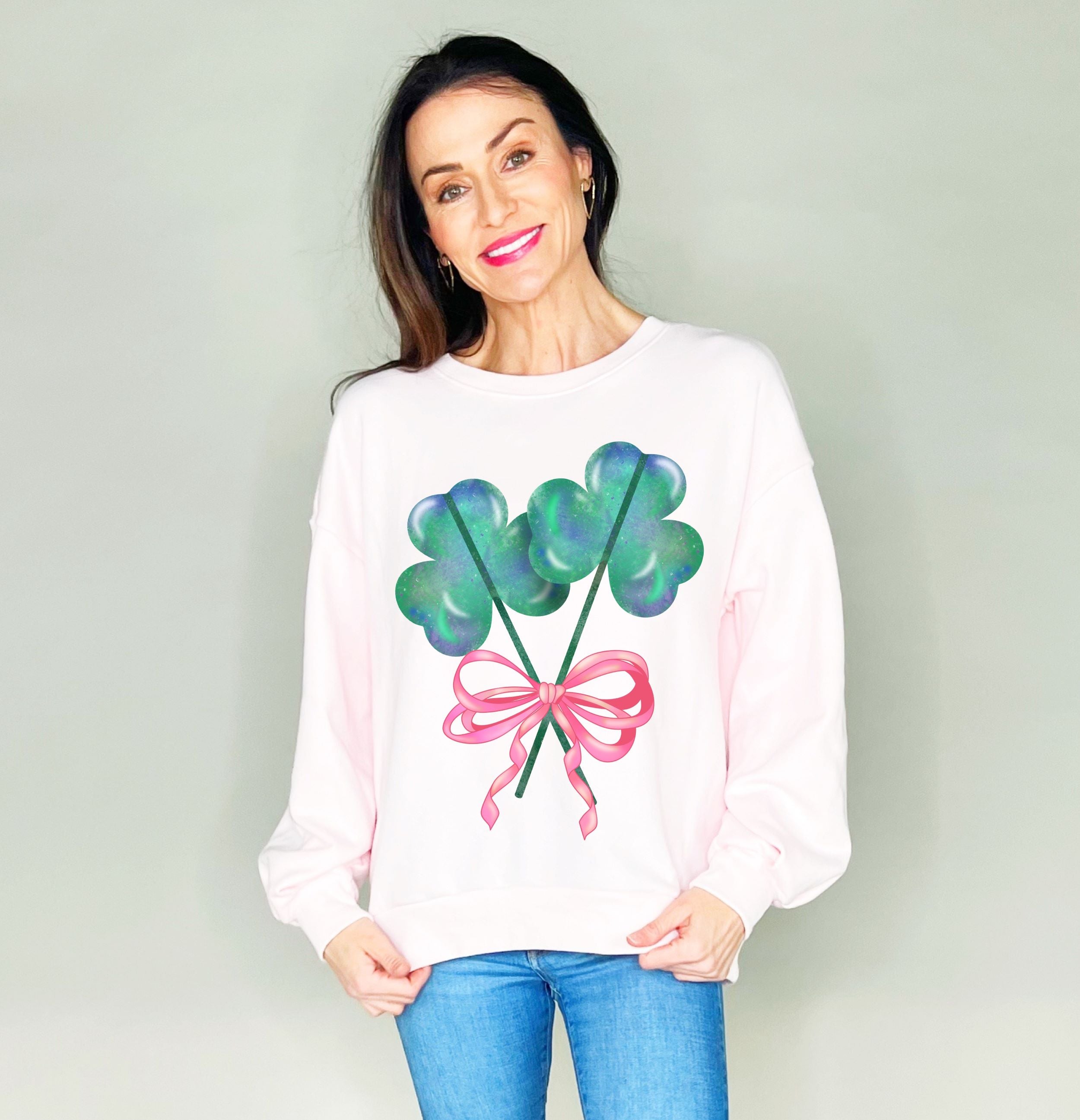 Shamrock Sucker St. Patrick's Day Poppy & Pine Sweatshirt