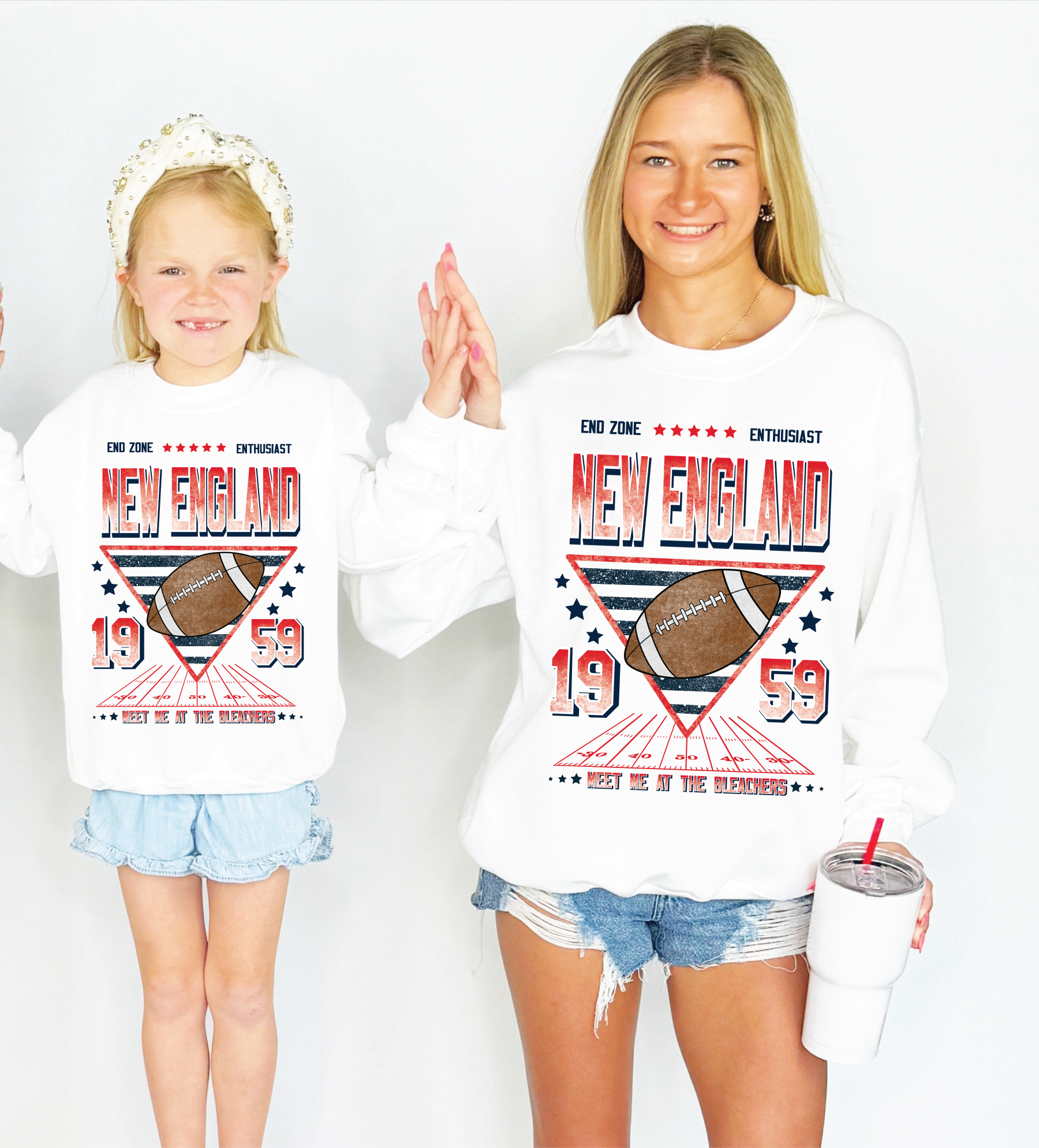 New England Endzone Enthusiast Youth & Adult Sweatshirt