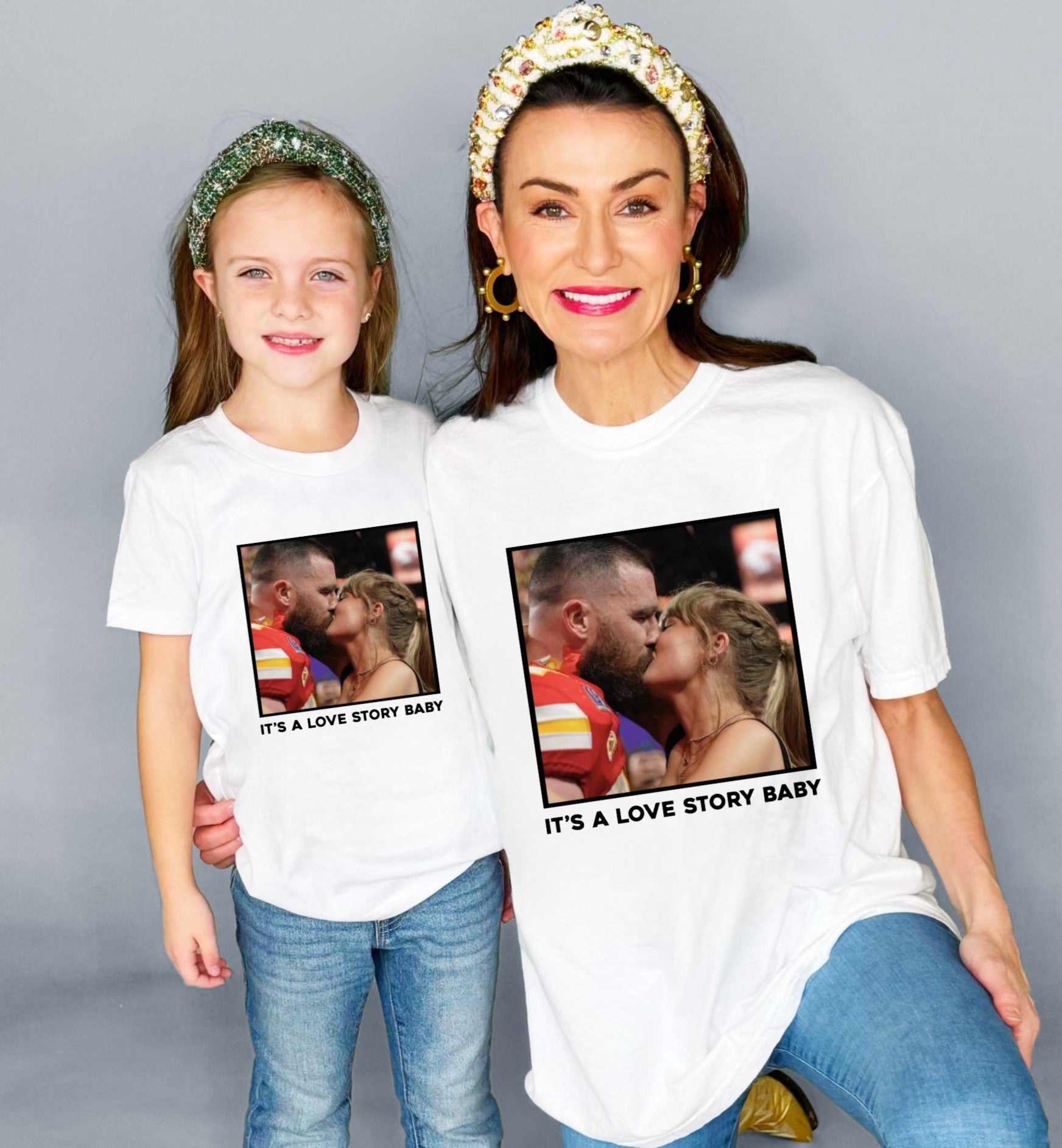 It's A Love Story Poppy & Pine Youth and Adult Tee