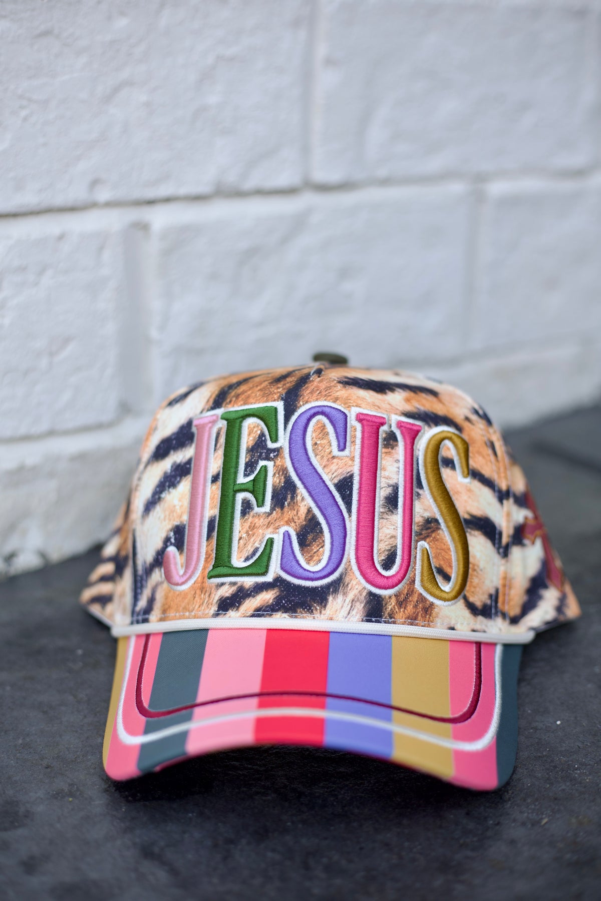 Tiger Stripe Jesus Hat  - Pre-Sale Ships 10/6**