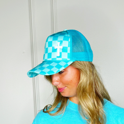 Side Cross Trucker Hat