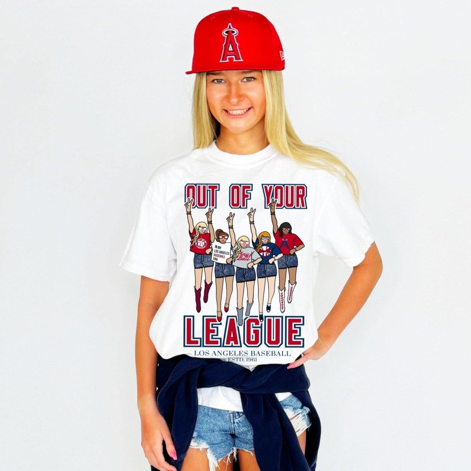 Los Angeles Angels Inspired Out Of Your League Youth & Adult tee