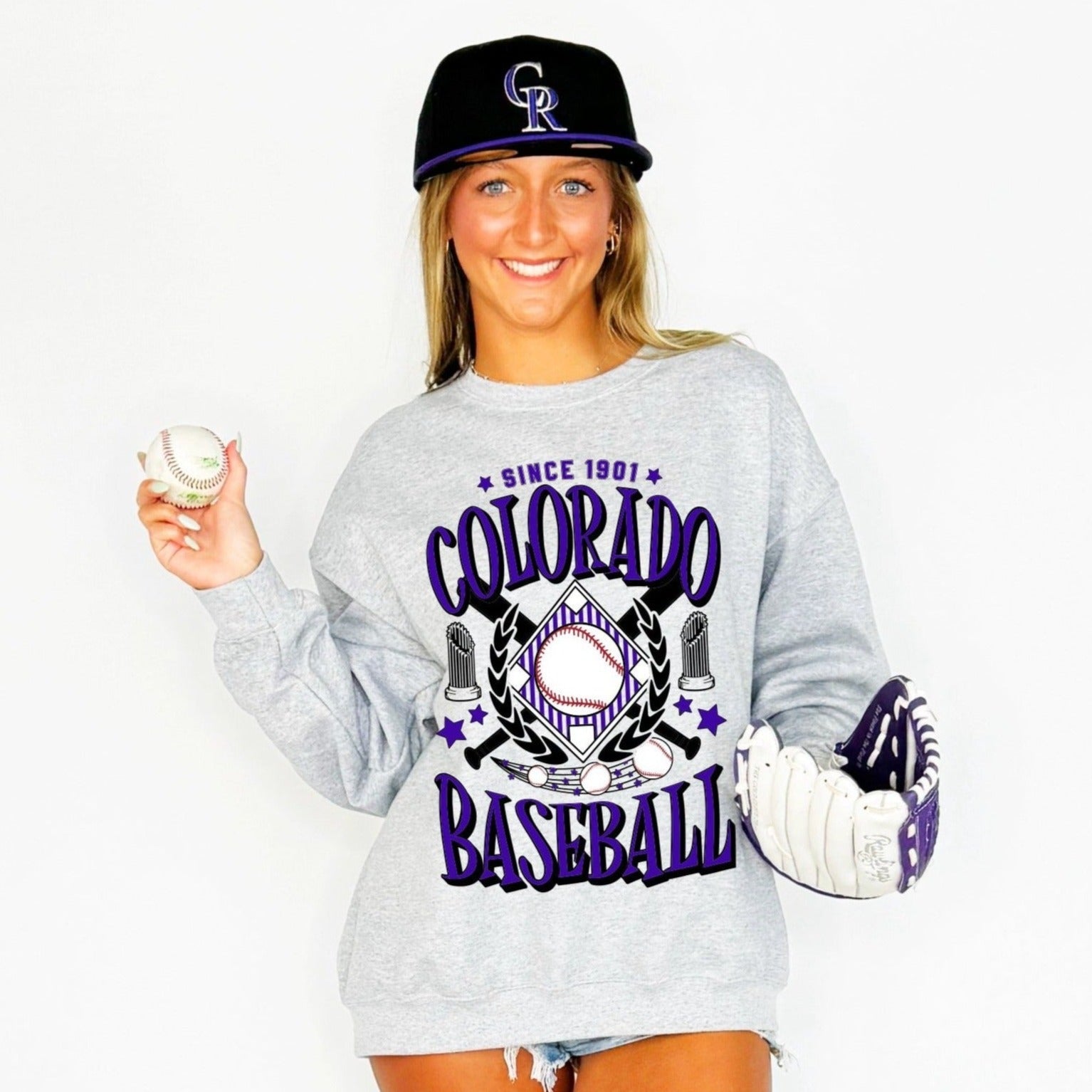 Colorado Baseball Team Youth & Adult Sweatshirt