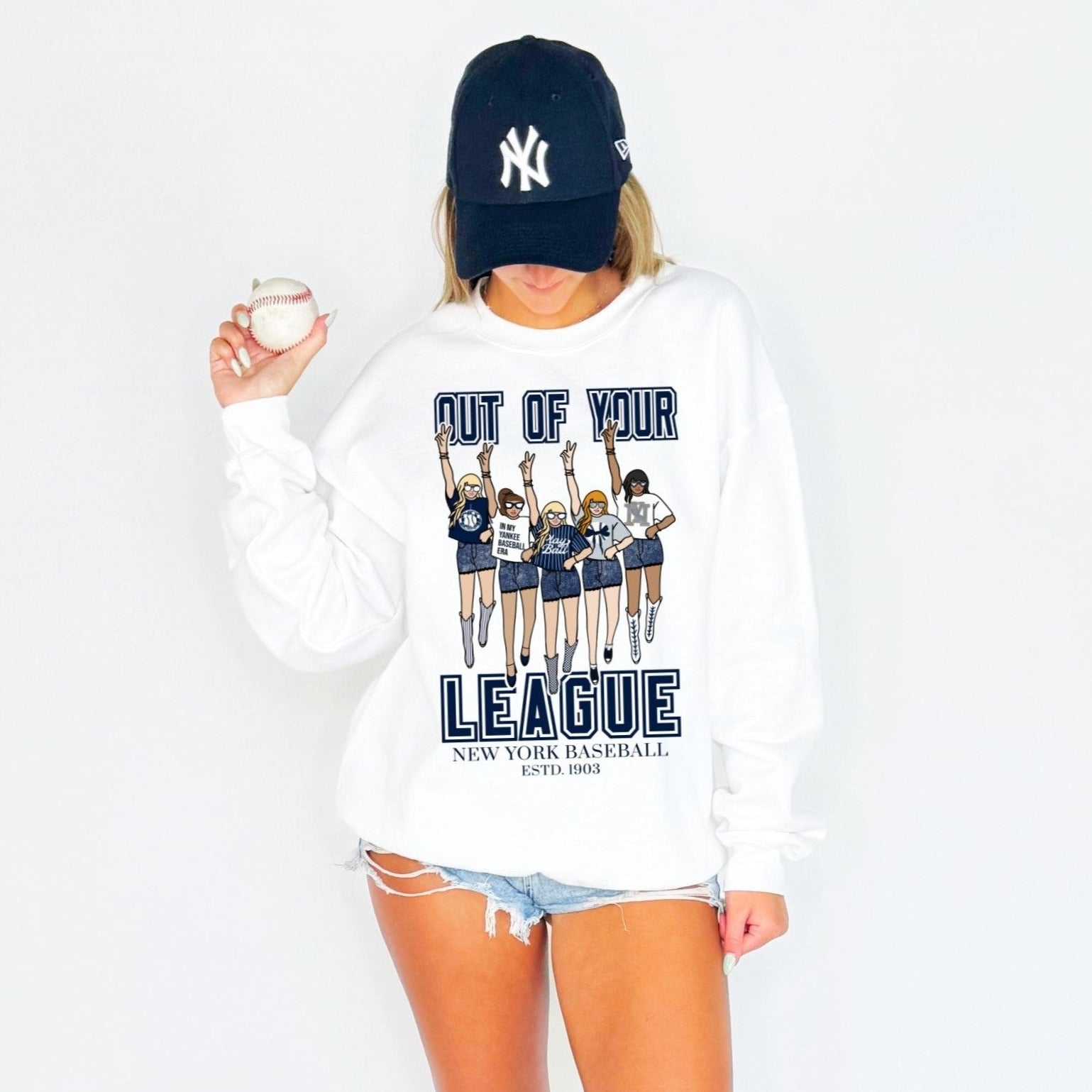 New York Yankees Inspired Out of Your League Youth & Adult Sweatshirt