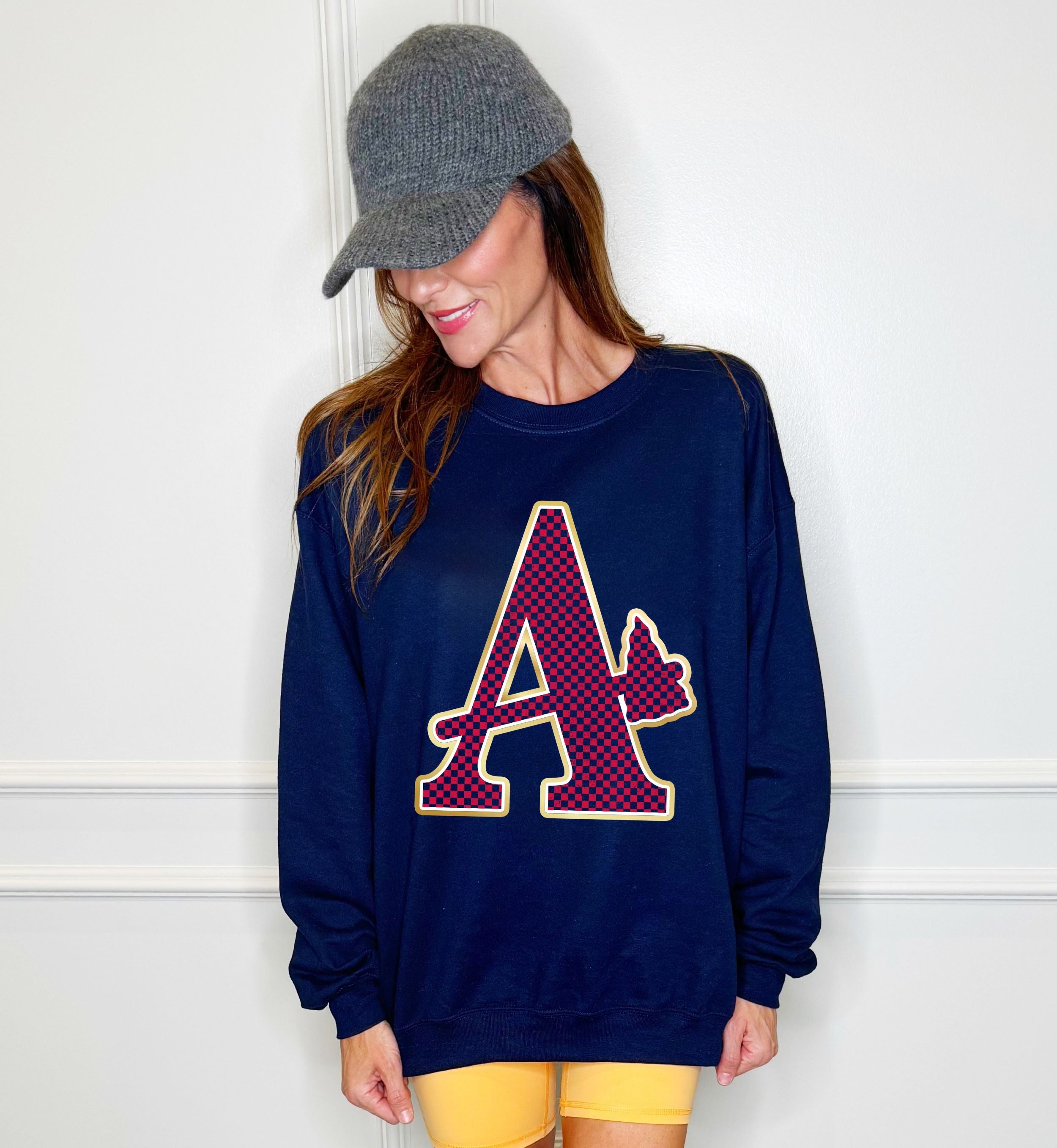 Atlanta Inspired Checkered Youth & Adult Sweatshirt