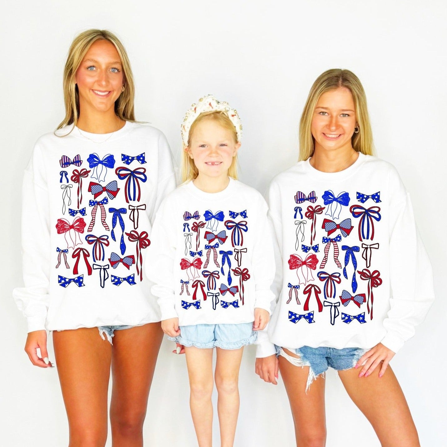 USA Bow Collage Youth & Adult Sweatshirt