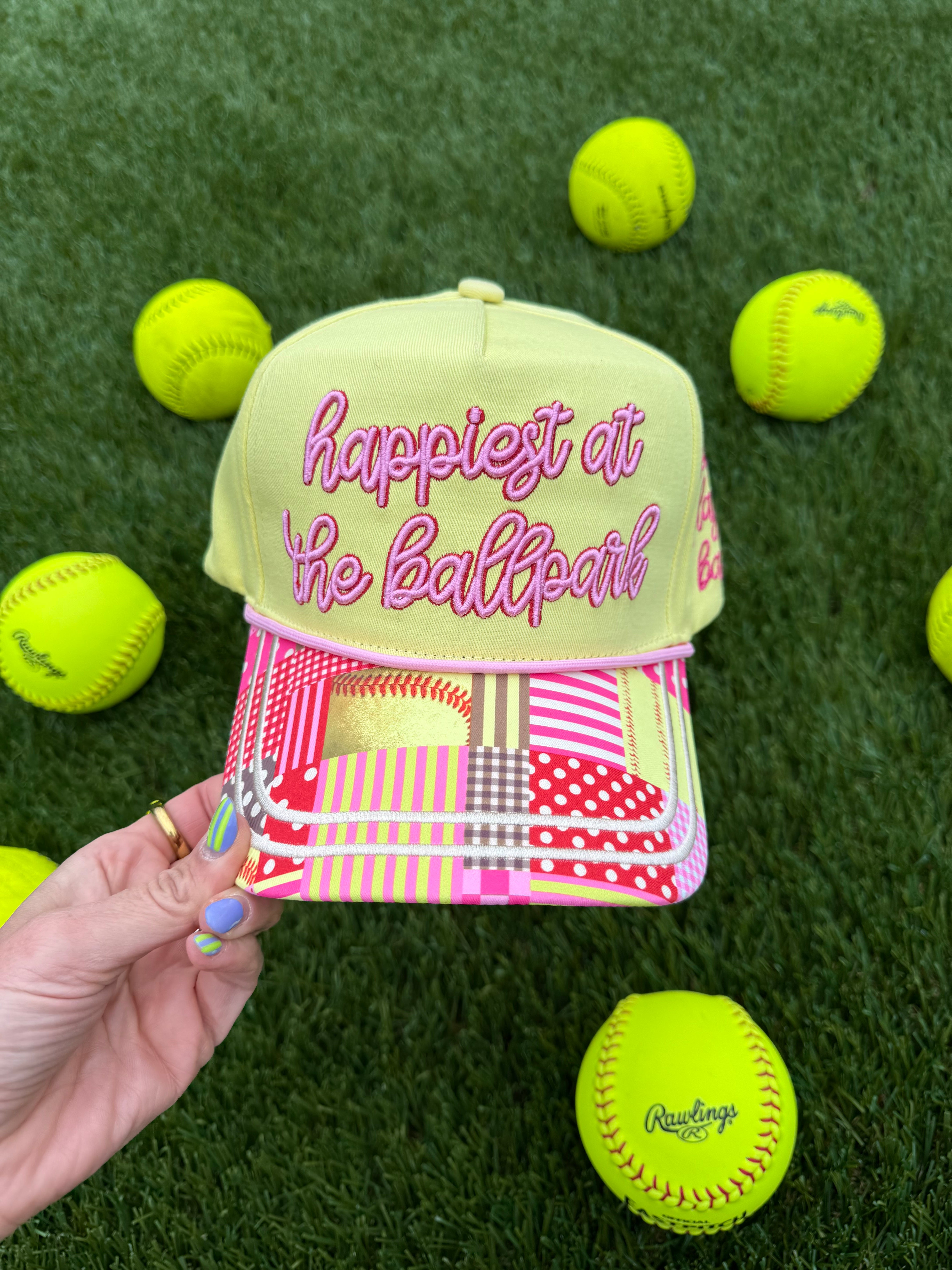 Happiest at the Ballpark Hat- Pre Order