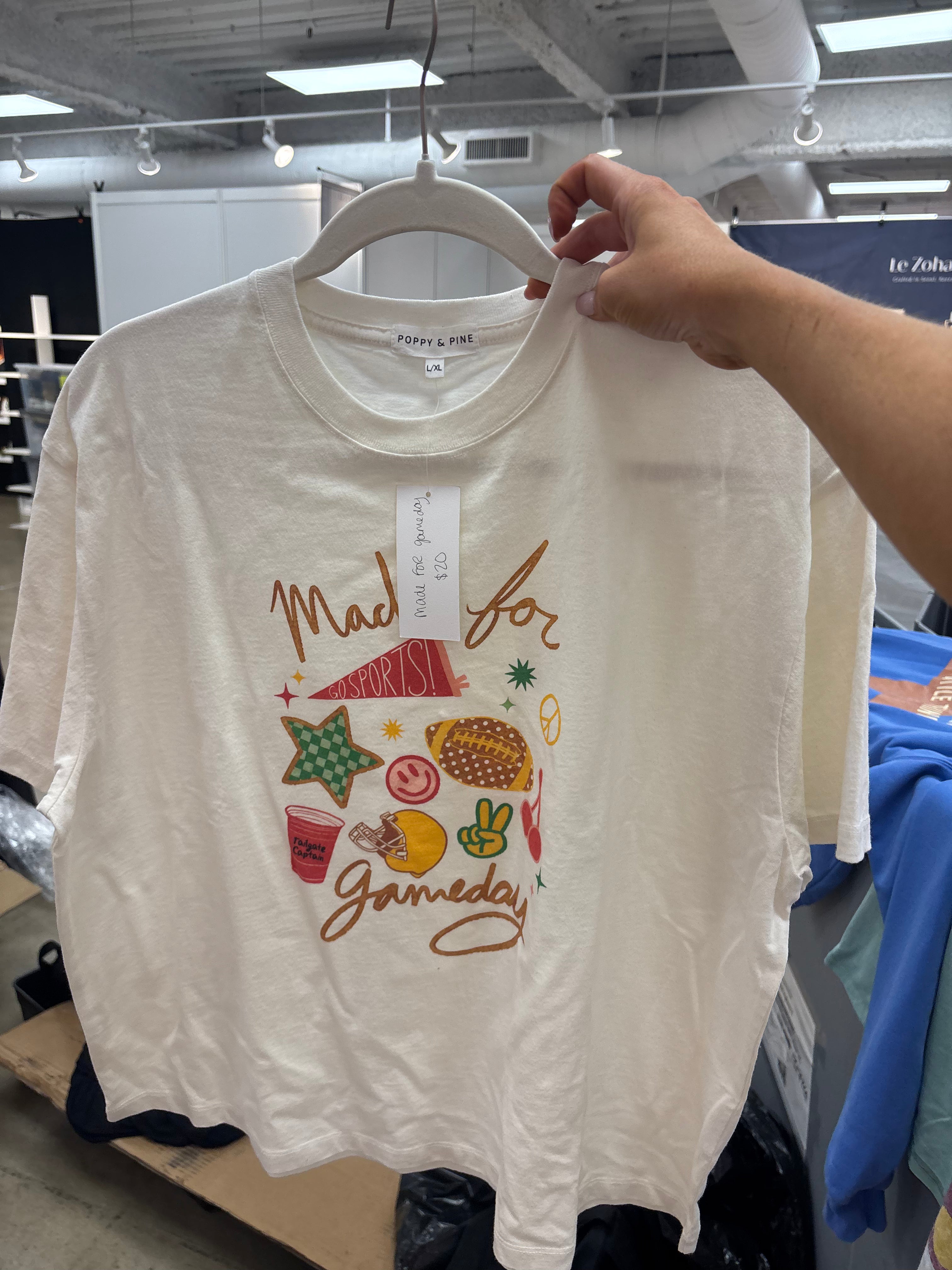 Made For Game Day Crop Tee