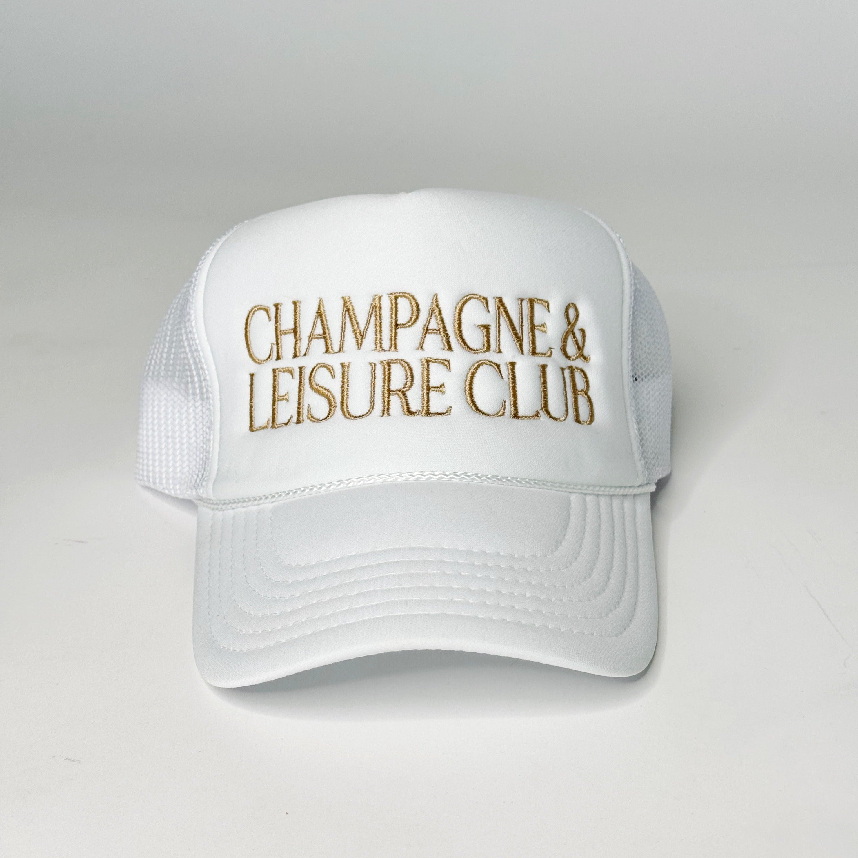 Champagne & Leisure Club Trucker Hats
