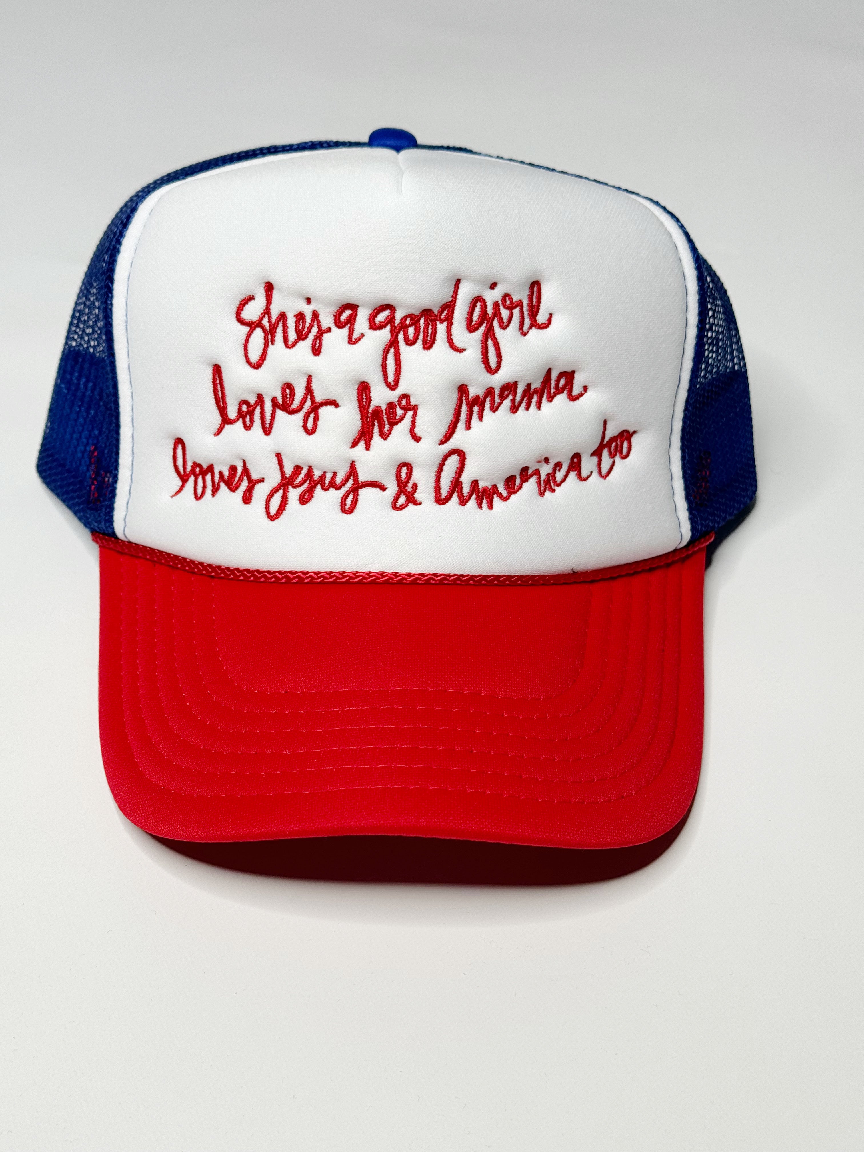 Shes a Good Girl Trucker Hat