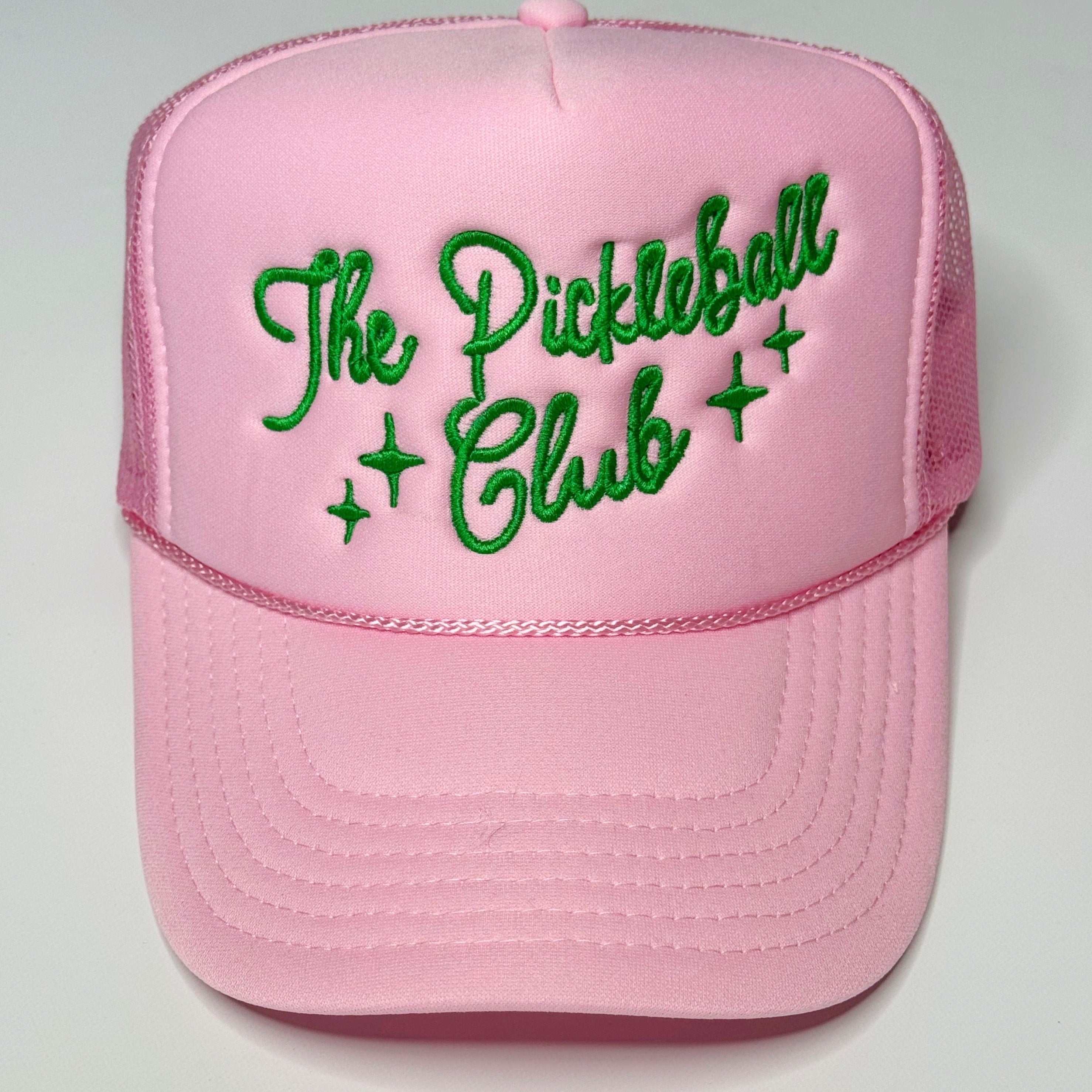 The Pickleball Club Light Pink Trucker Hat