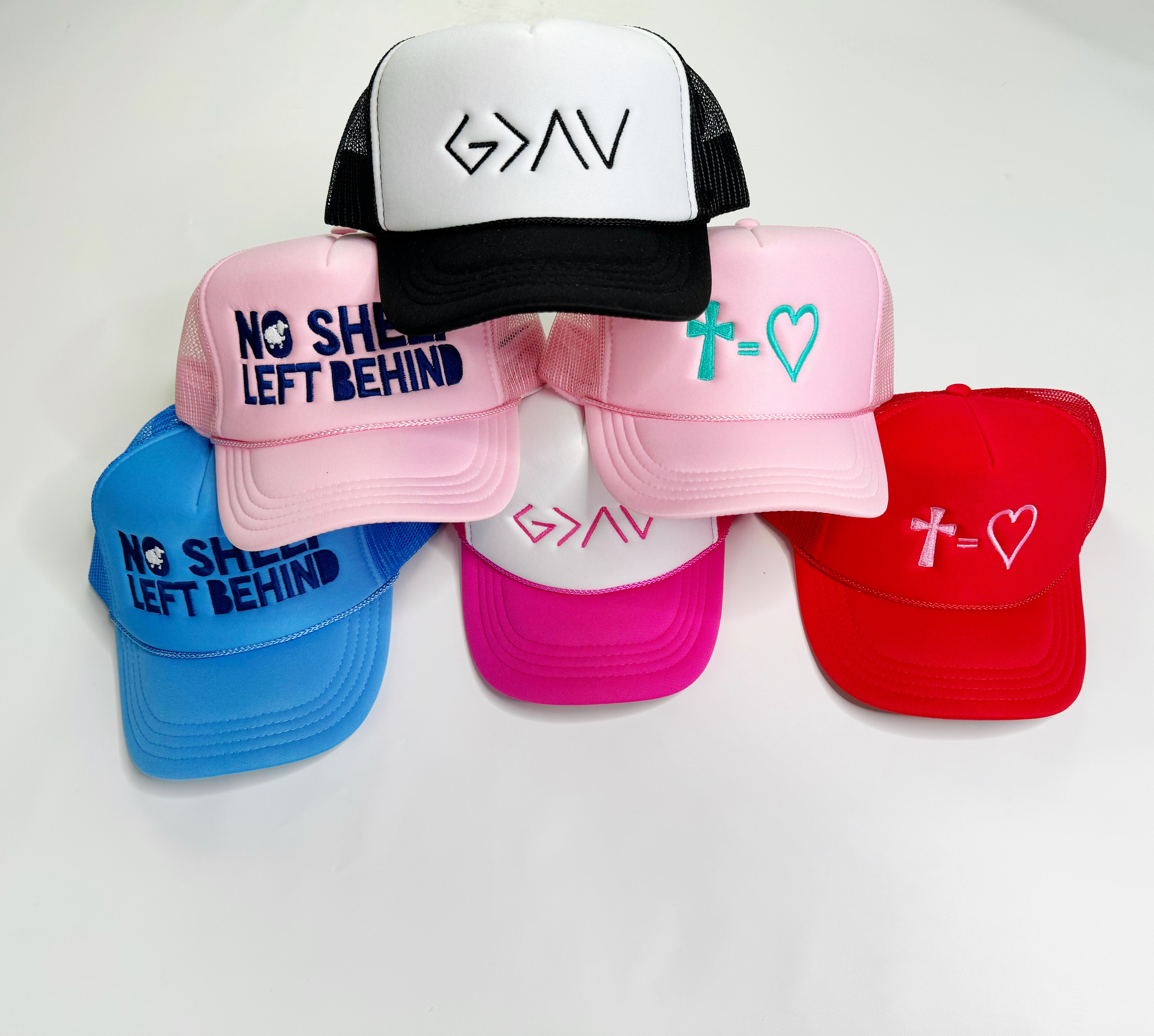 God is Greater Than Highs and Lows Youth Trucker Hat