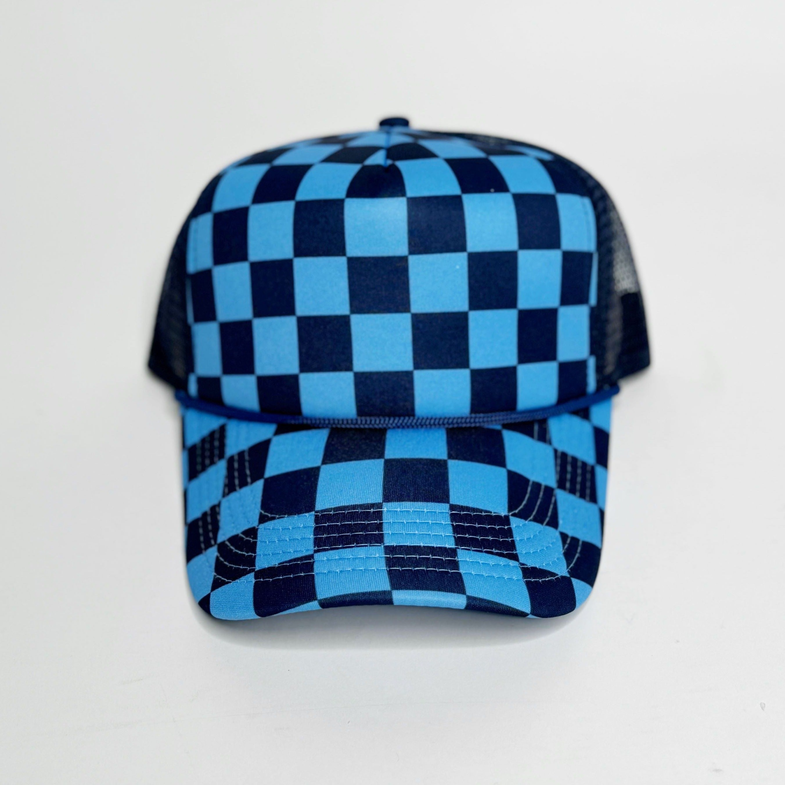 Poppy & Pine Checkered Trucker Hat