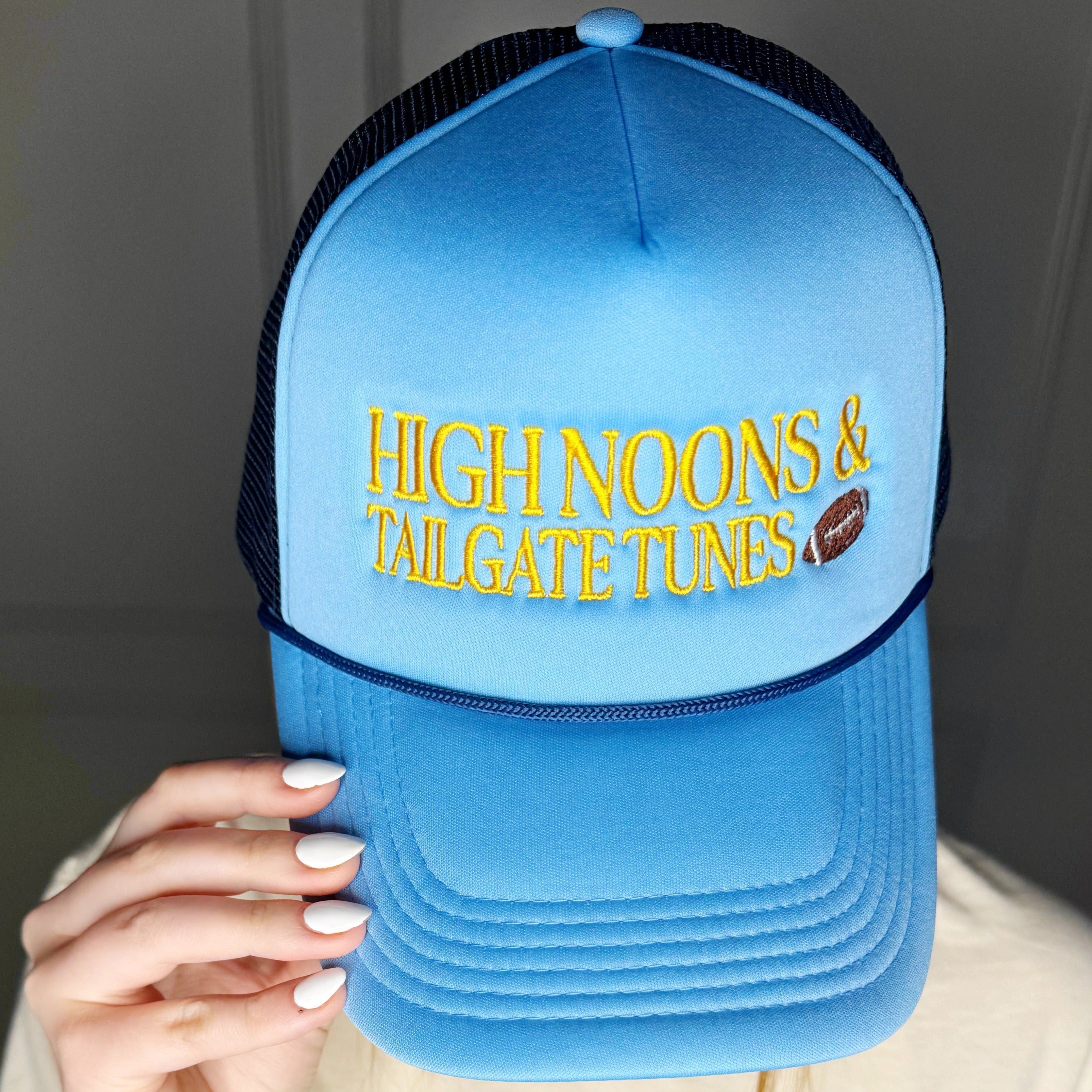 High Noons & Tailgate Tunes Football P&P Trucker Hat