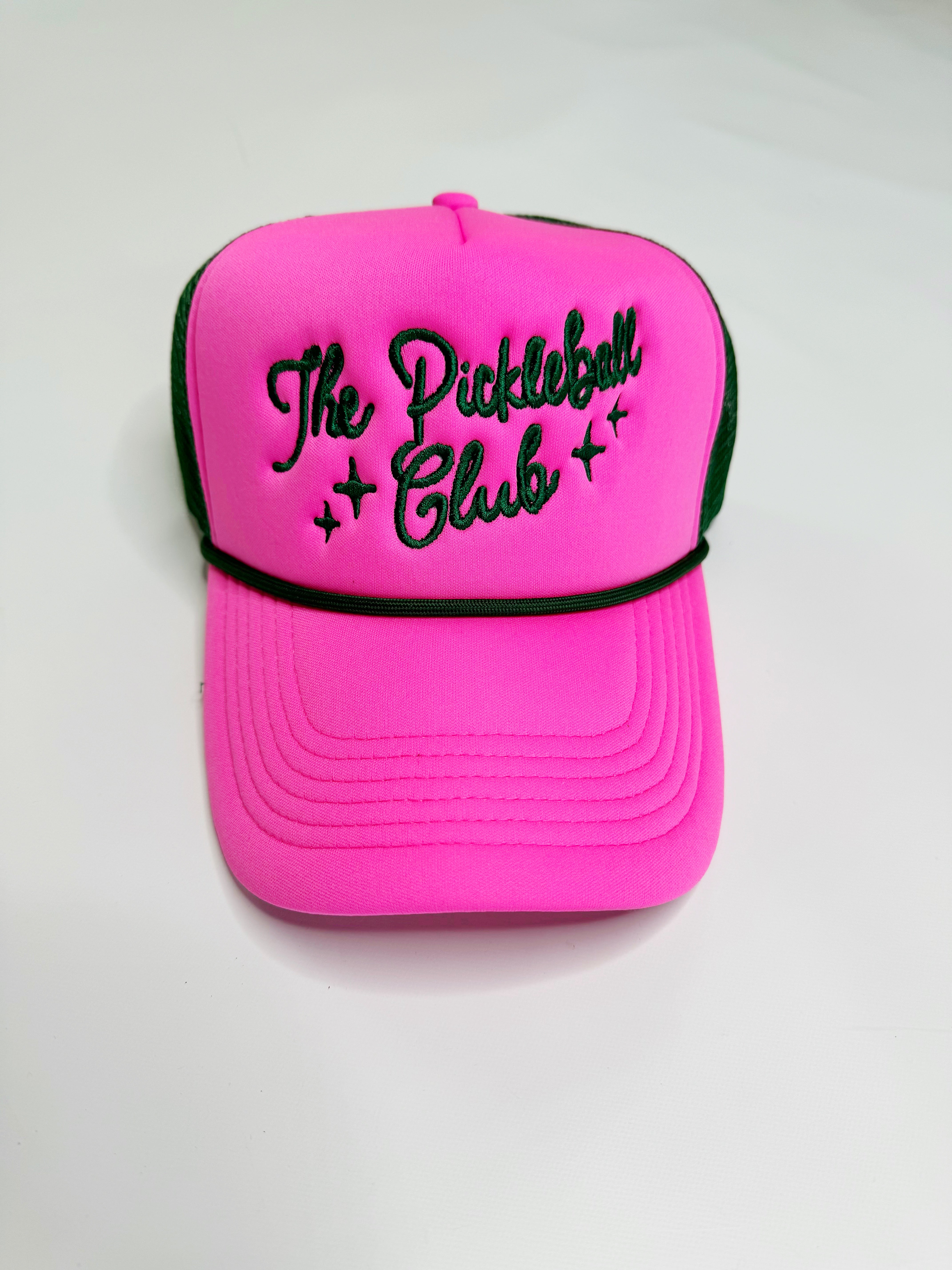 The Pickleball Club Light Pink Trucker Hat