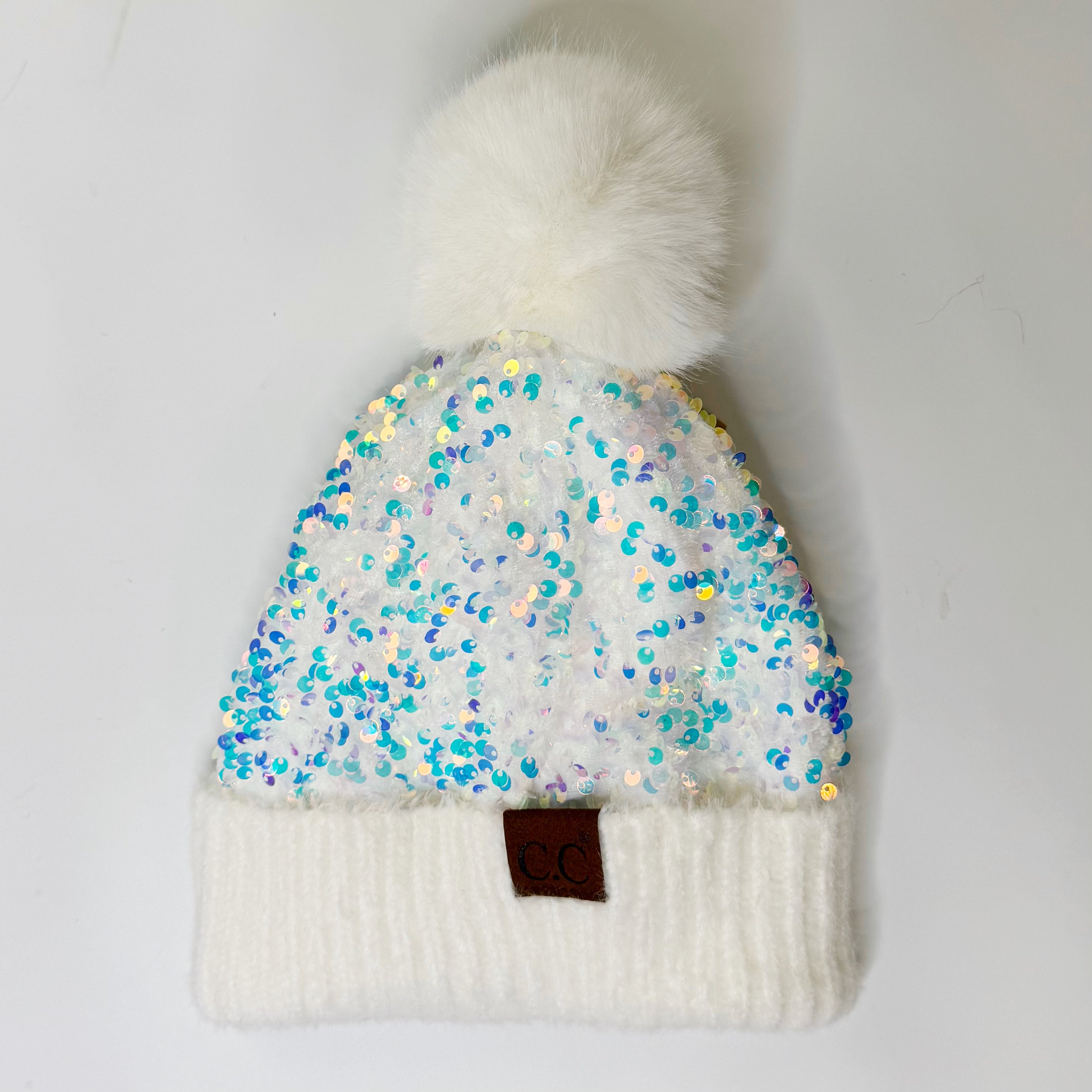 Cluster Sequin Beanie