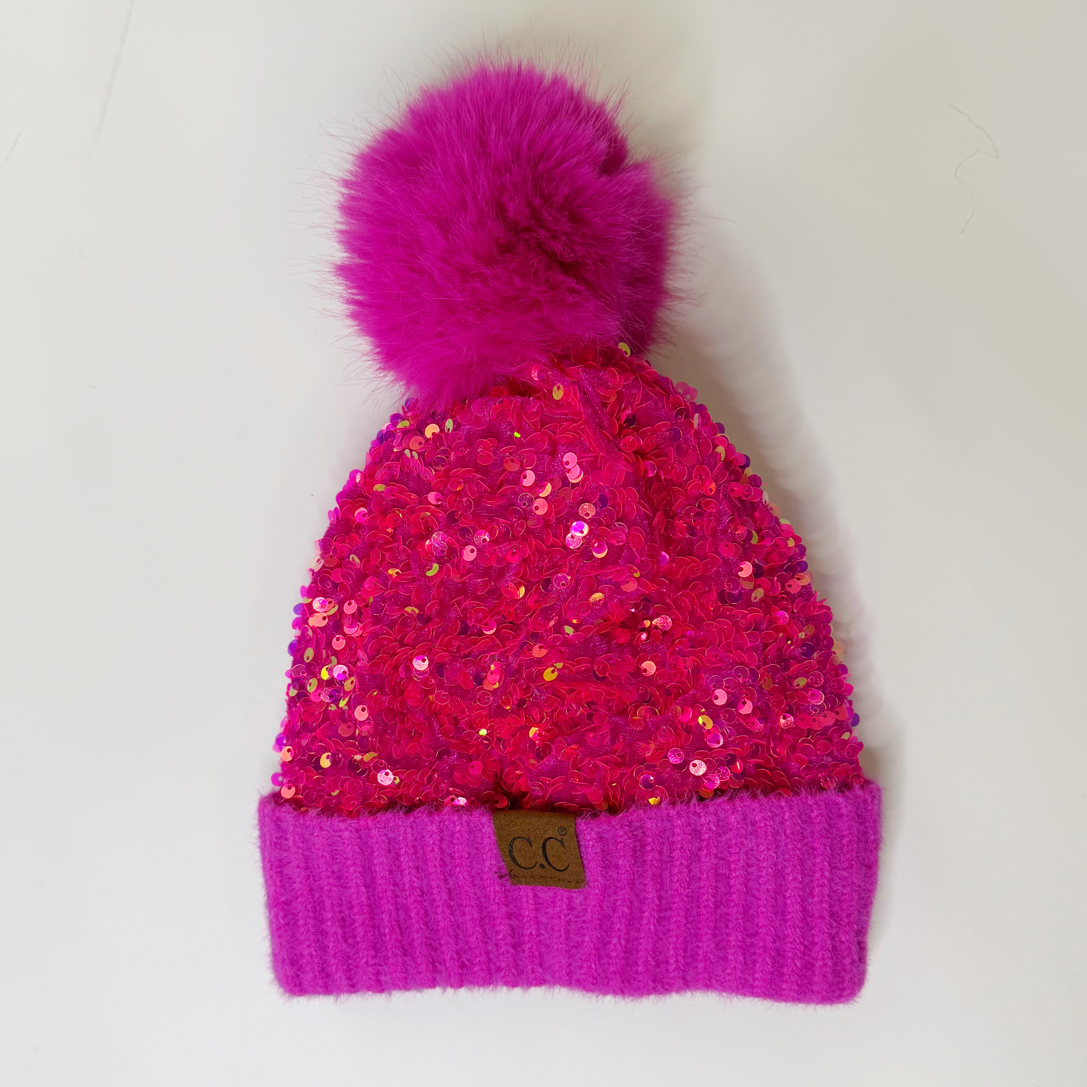 Cluster Sequin Beanie